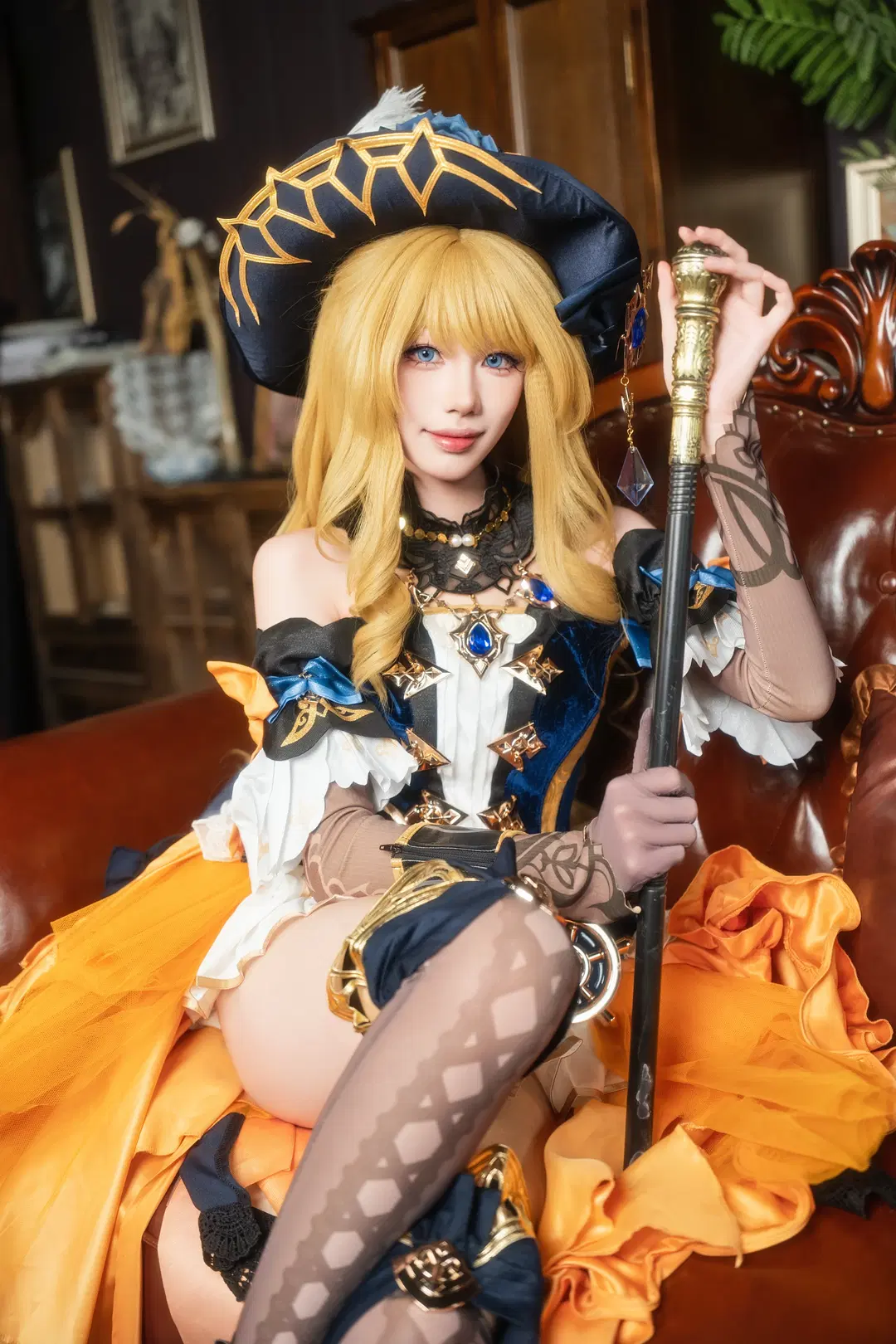[Navia cosplay] Genshin Impact Lady's Invitation to a Vintage Manor by 宇航员摄影 - Image 5