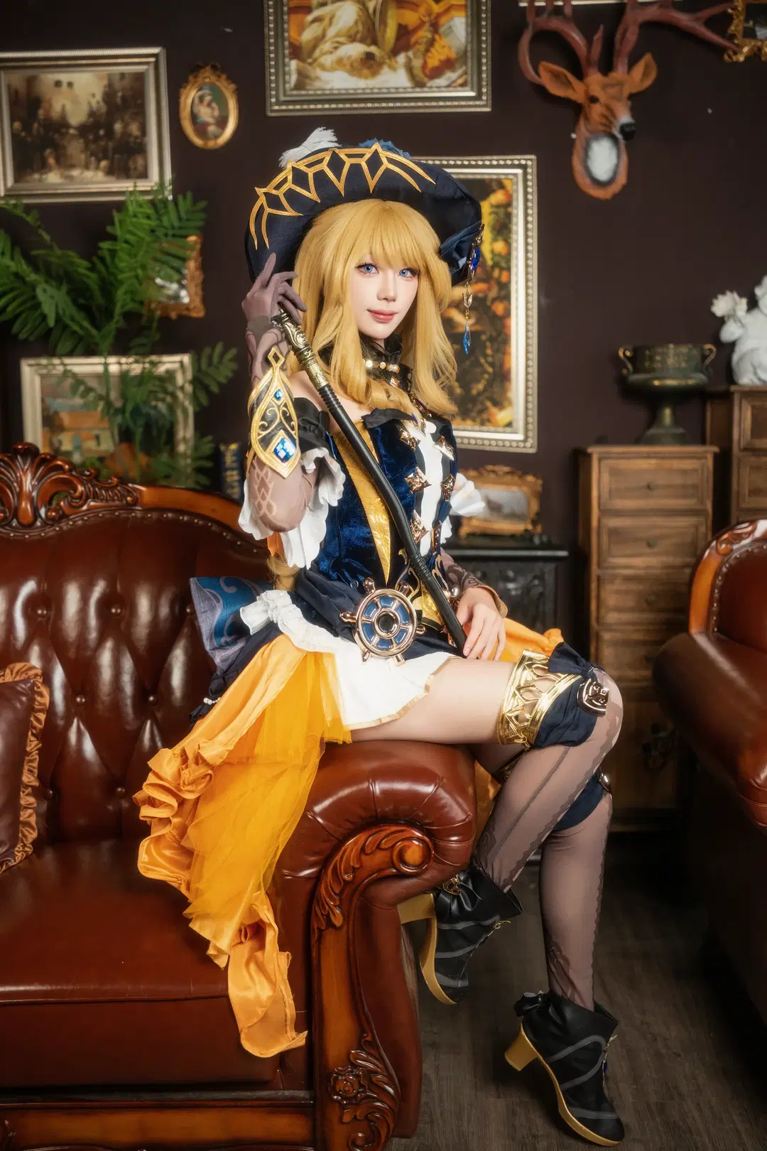 [Navia cosplay] Genshin Impact Lady's Invitation to a Vintage Manor by 宇航员摄影 - Image 6