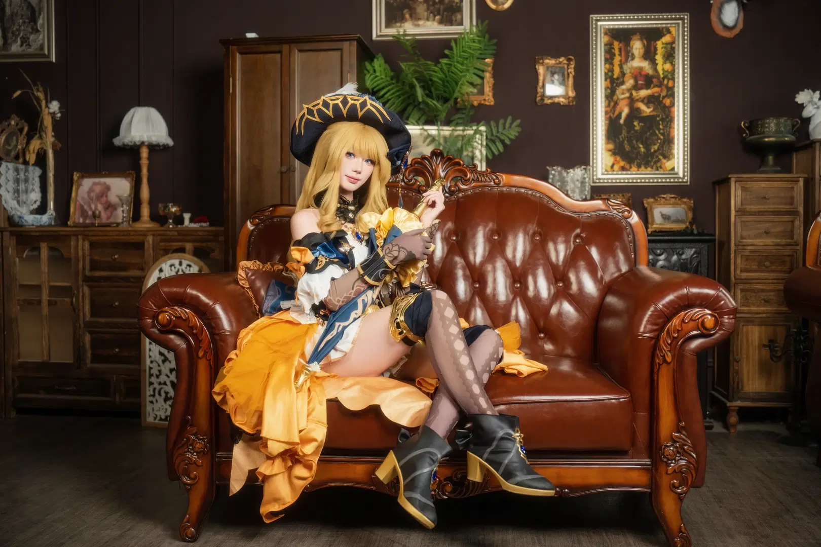 [Navia cosplay] Genshin Impact Lady's Invitation to a Vintage Manor by 宇航员摄影 - Image 8
