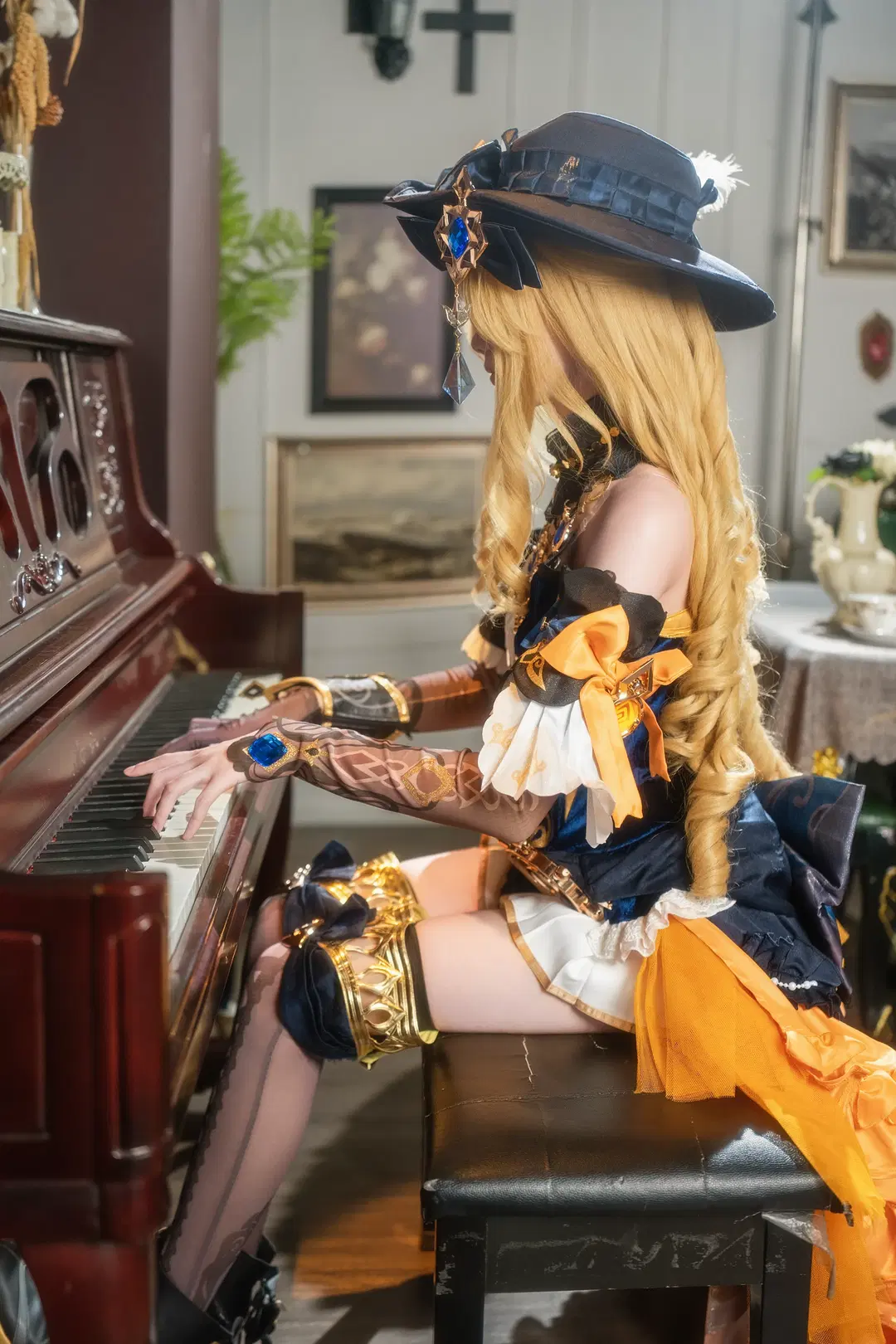 [Navia cosplay] Genshin Impact Lady's Invitation to a Vintage Manor by 宇航员摄影 - Image 9
