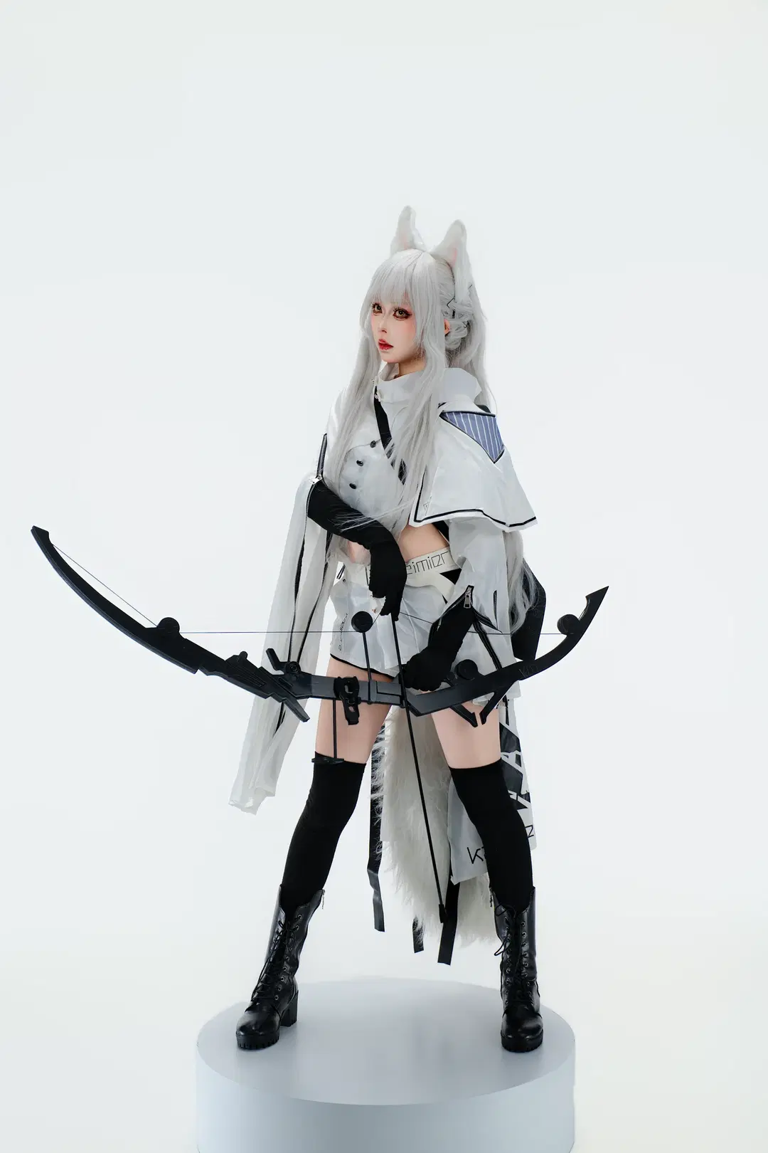 [Platinum cosplay] Arknights Pure White High-Key Studio Photoshoot Log by 宇航员摄影 - Image 11