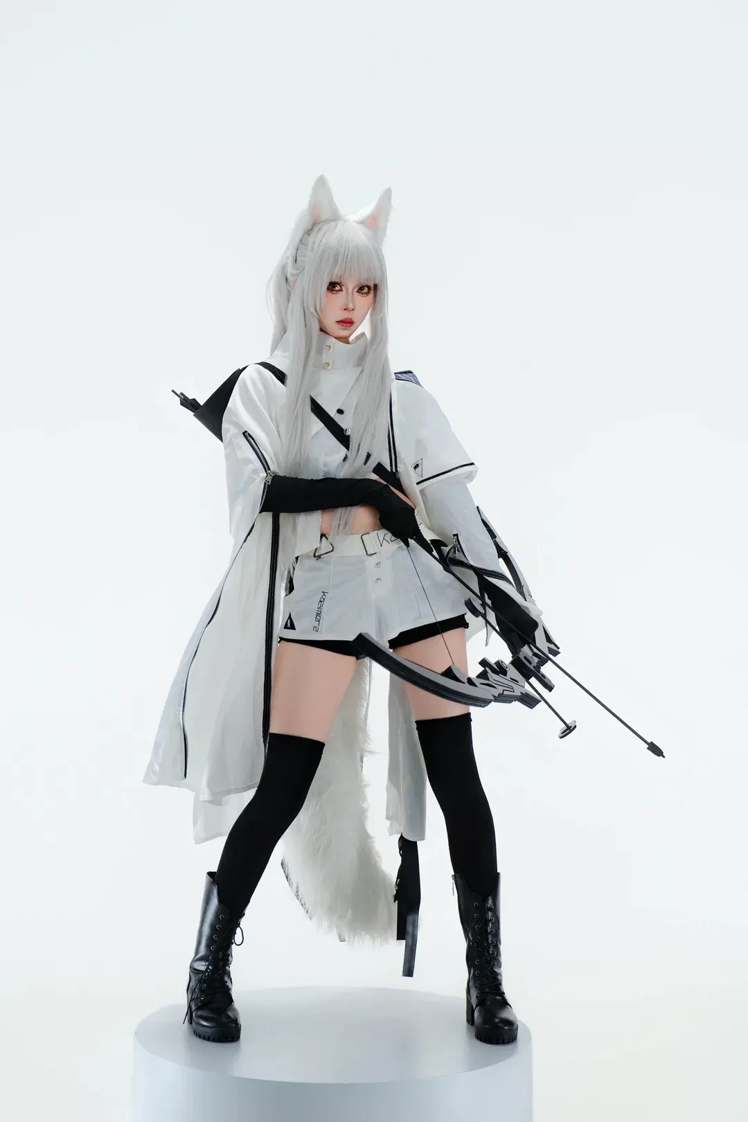 [Platinum cosplay] Arknights Pure White High-Key Studio Photoshoot Log by 宇航员摄影 - Image 2