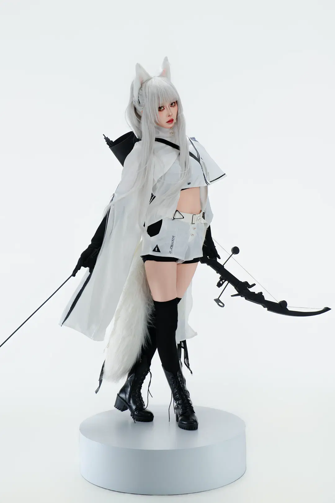 [Platinum cosplay] Arknights Pure White High-Key Studio Photoshoot Log by 宇航员摄影 - Image 3