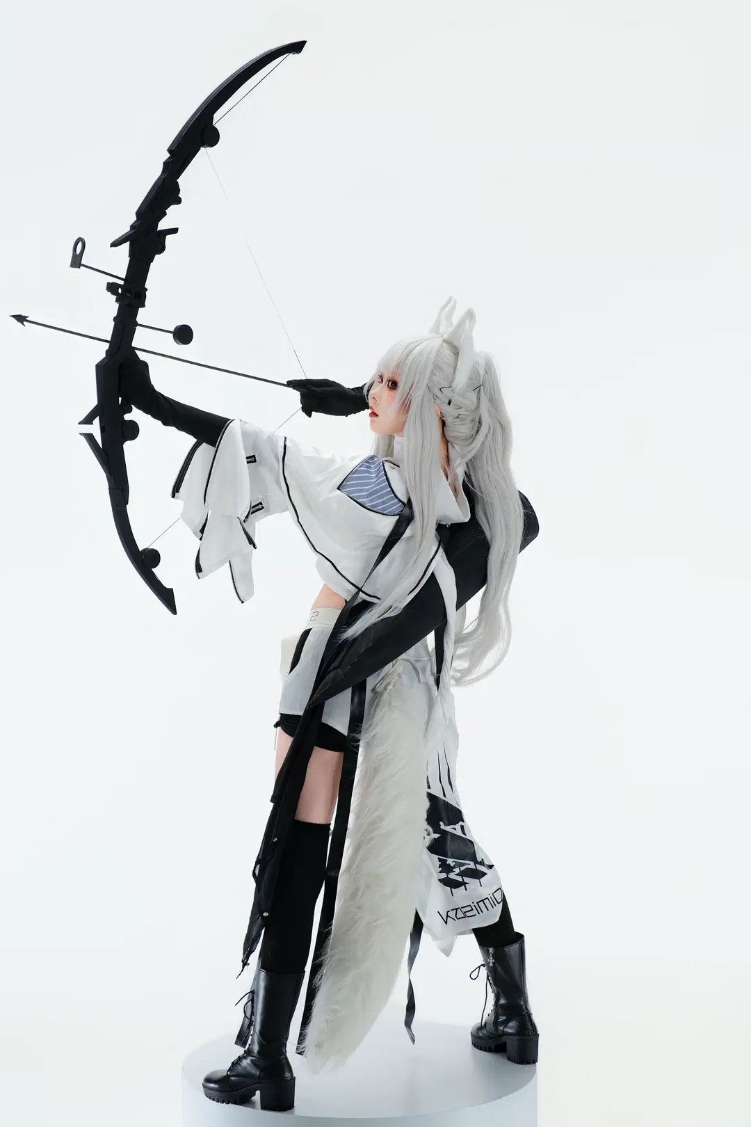 [Platinum cosplay] Arknights Pure White High-Key Studio Photoshoot Log by 宇航员摄影 - Image 4
