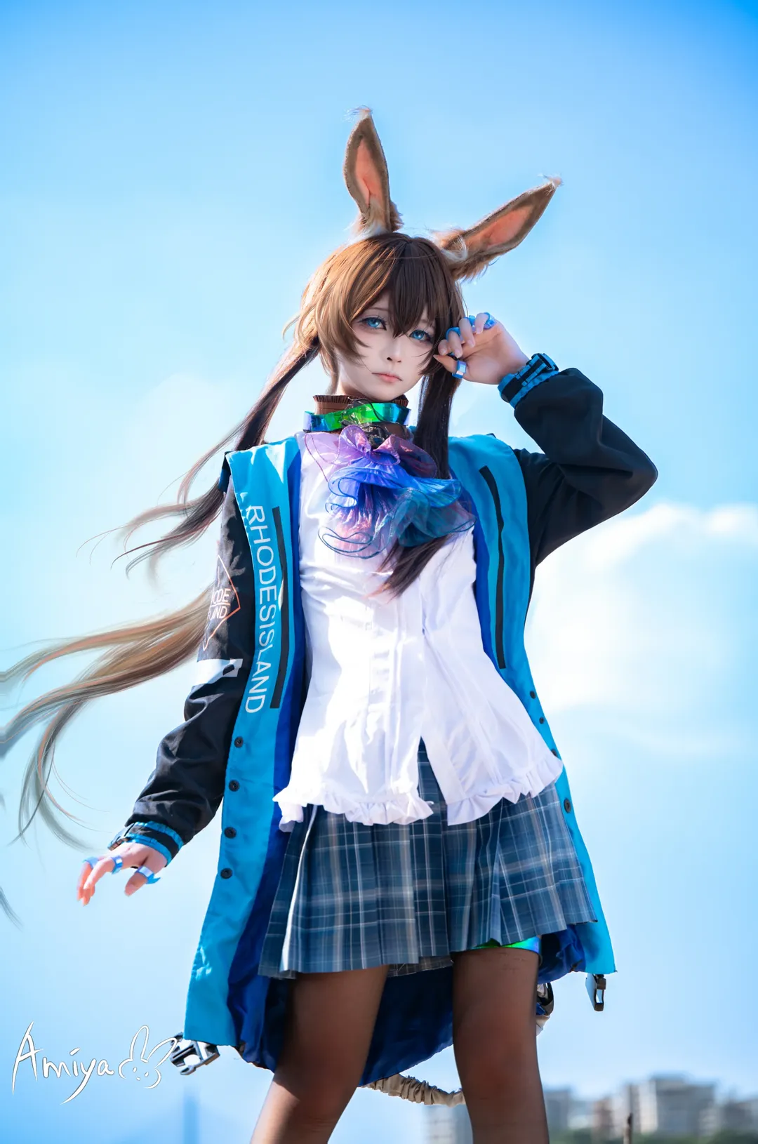 二次元, 明日方舟, Mon3trcos, 黑丝, cosplay摄影 - 第2张