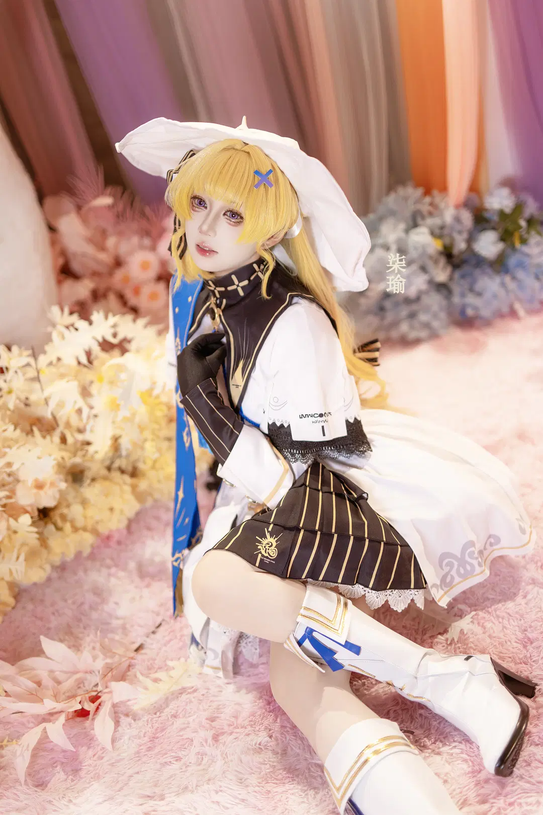 【菲比cos】鸣潮菲比，花海中的白裙魔法使 - 柒瑜染月 - 第5张