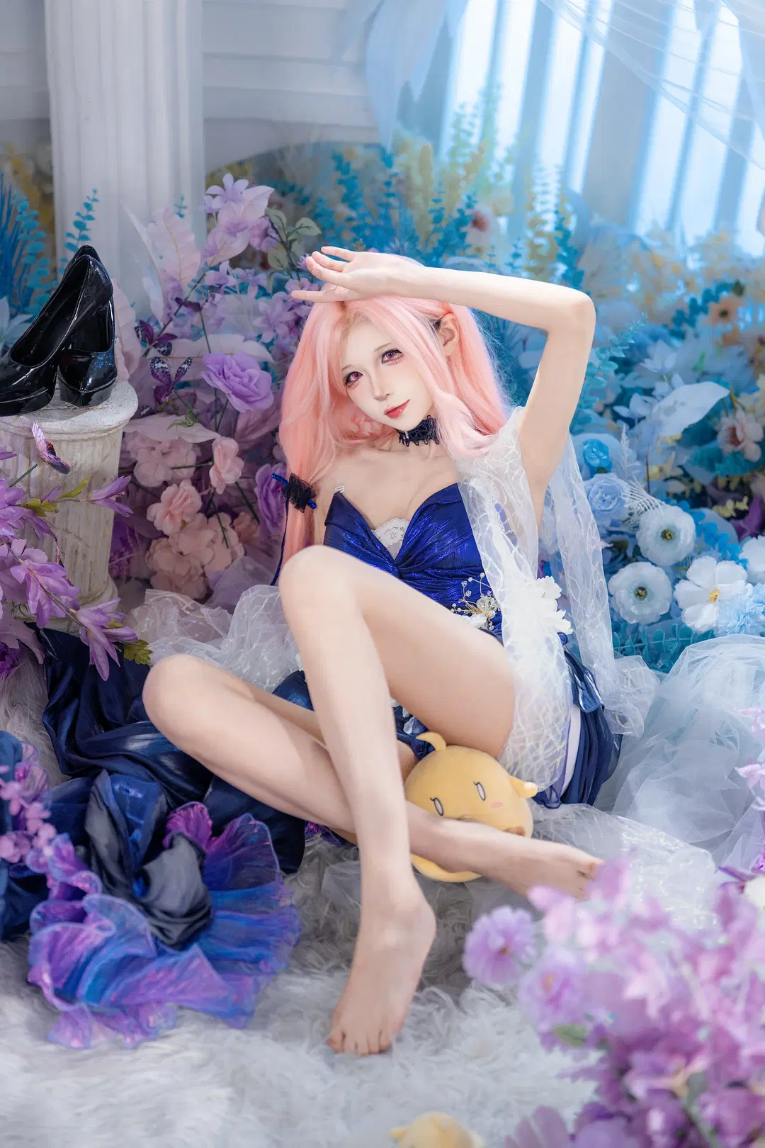 【列克星敦cos】碧蓝航线，蓝色礼服与粉色长发的梦幻邂逅 - hyber - 第9张