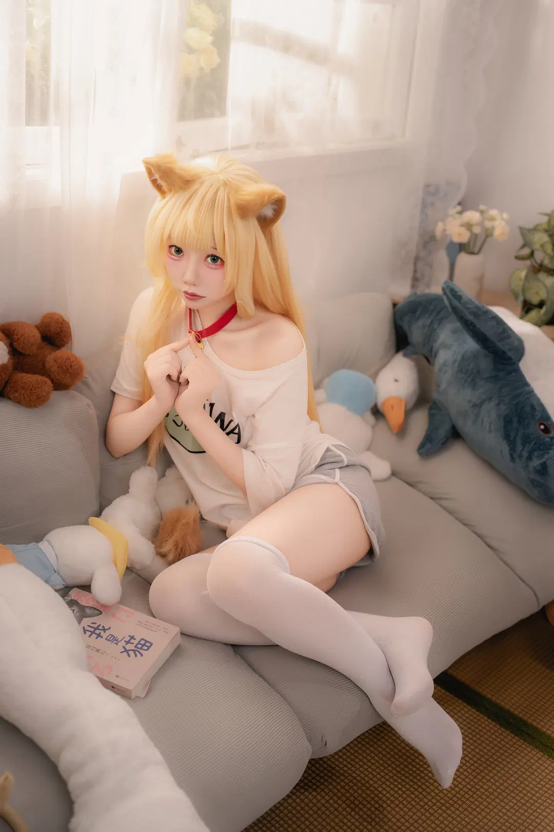 居家猫娘cos记录，拥抱慵懒的午后阳光 - hyber - 第9张