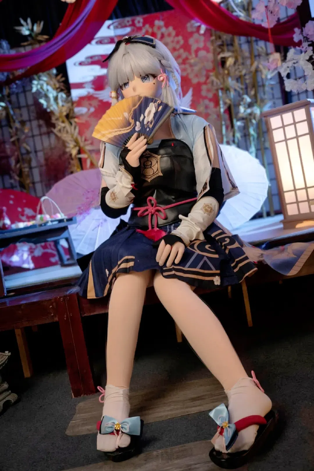 [Kamisato Ayaka cosplay] Heron's Soaring Frost, The Elegant Deployment of Folding Fan and Tachi by KAYAKA - Image 5