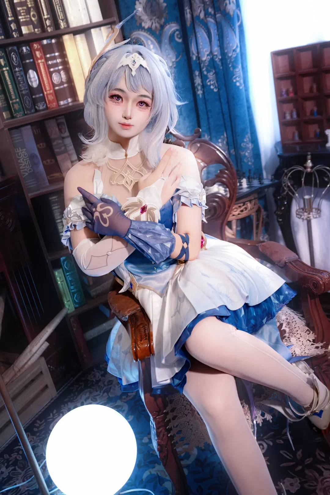 原神, cosplay, 白丝cos, 宝宝辅食, 奥黛塔cos