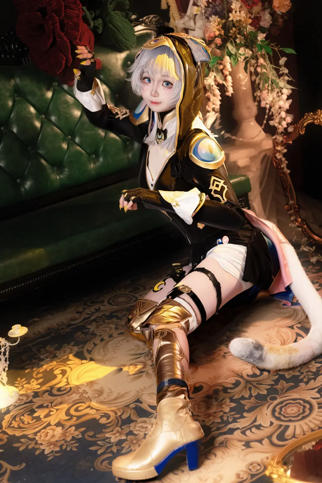 赛飞儿cos, 崩坏星穹铁道, 二次元cosplay, 游戏角色扮演, 长靴绑带