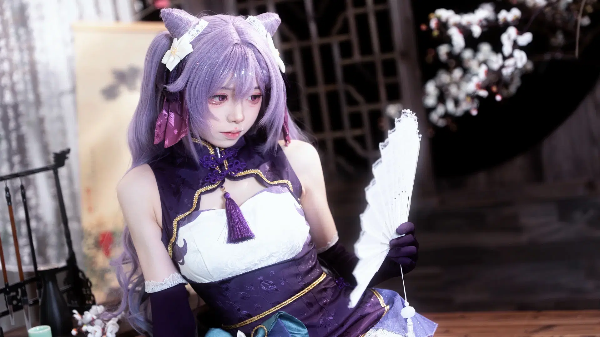 【刻晴コスプレ】原神 璃月七星・刻晴チャイナドレススタイルの緻密な再現 - 小柜 - 3枚目