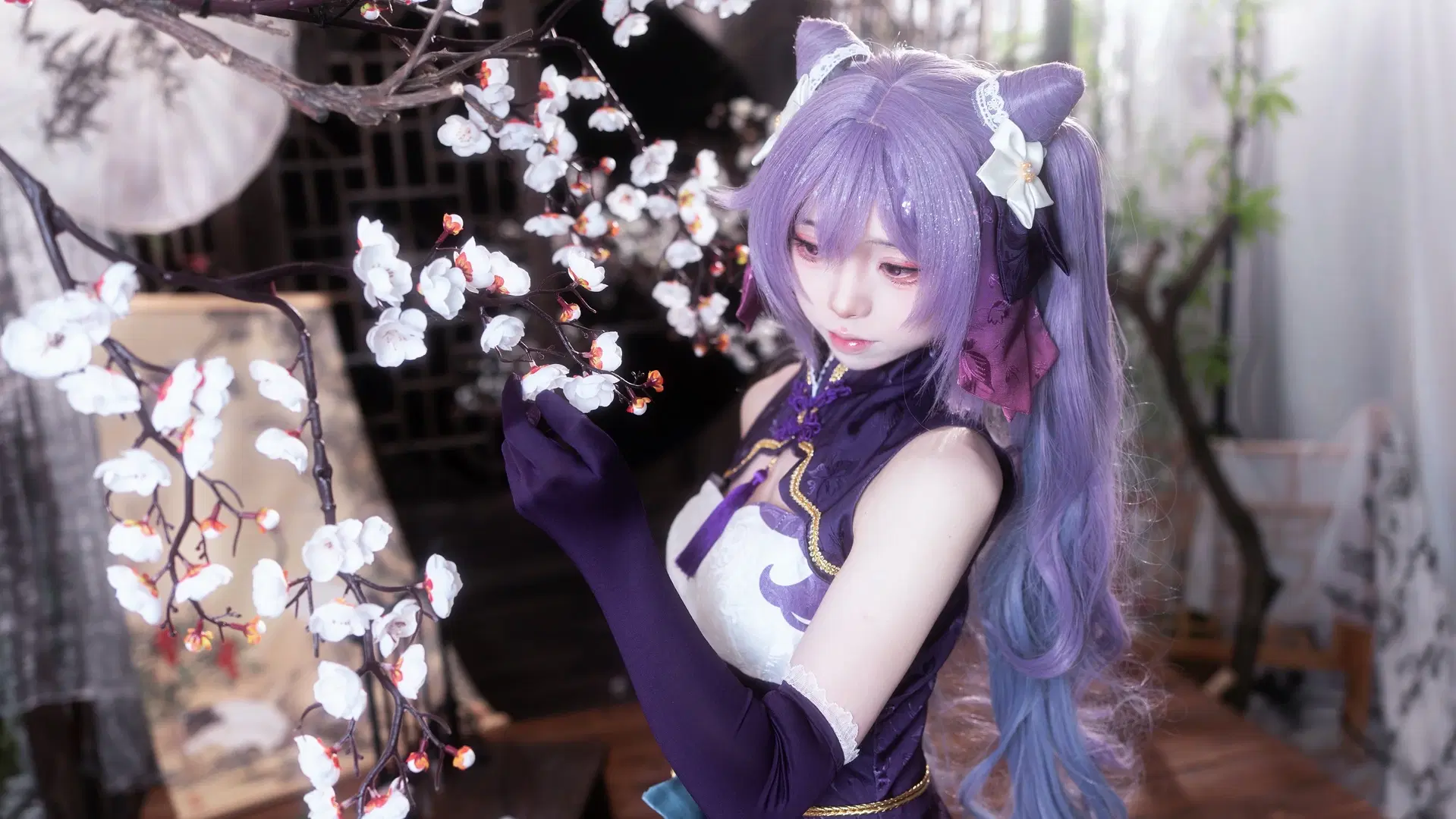 【刻晴コスプレ】原神 璃月七星・刻晴チャイナドレススタイルの緻密な再現 - 小柜 - 4枚目