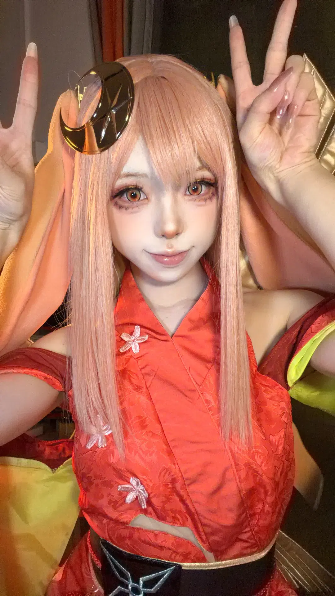[Kaguya cosplay] Cosmic Princess Kaguya! Mid-Autumn red attire photoshoot record by 小柜 - Image 2
