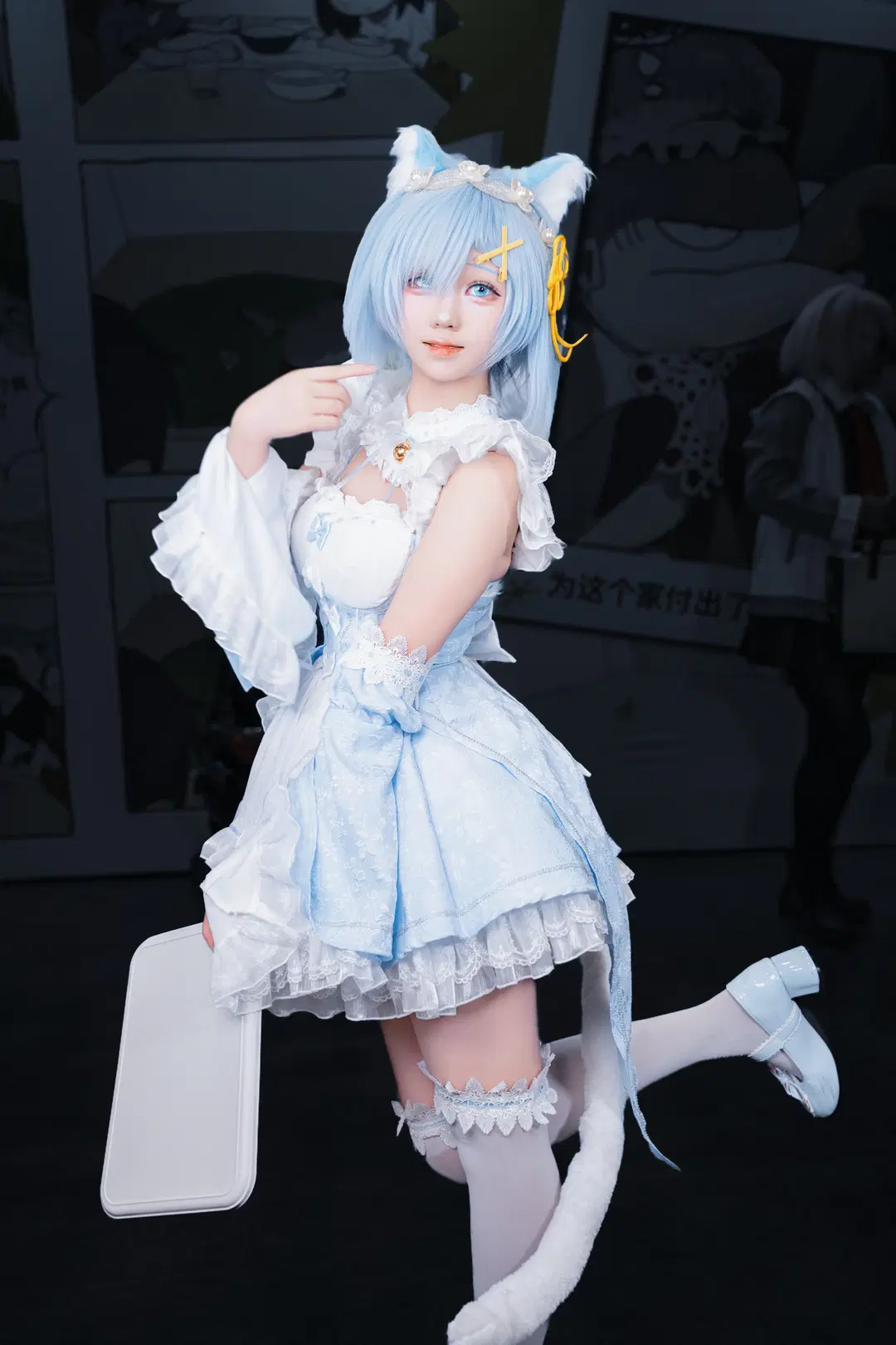 【蕾姆cos】从零开始的异世界生活 猫耳女仆漫展返图 - 卷毛狒狒 - 第4张