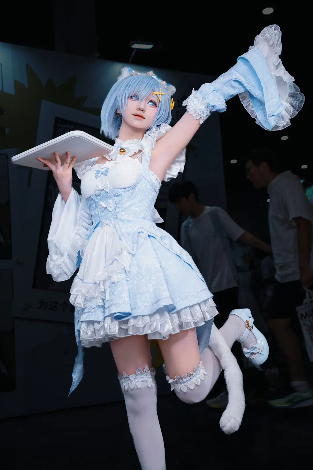 【蕾姆cos】从零开始的异世界生活 猫耳女仆漫展返图 - 卷毛狒狒 - 第5张