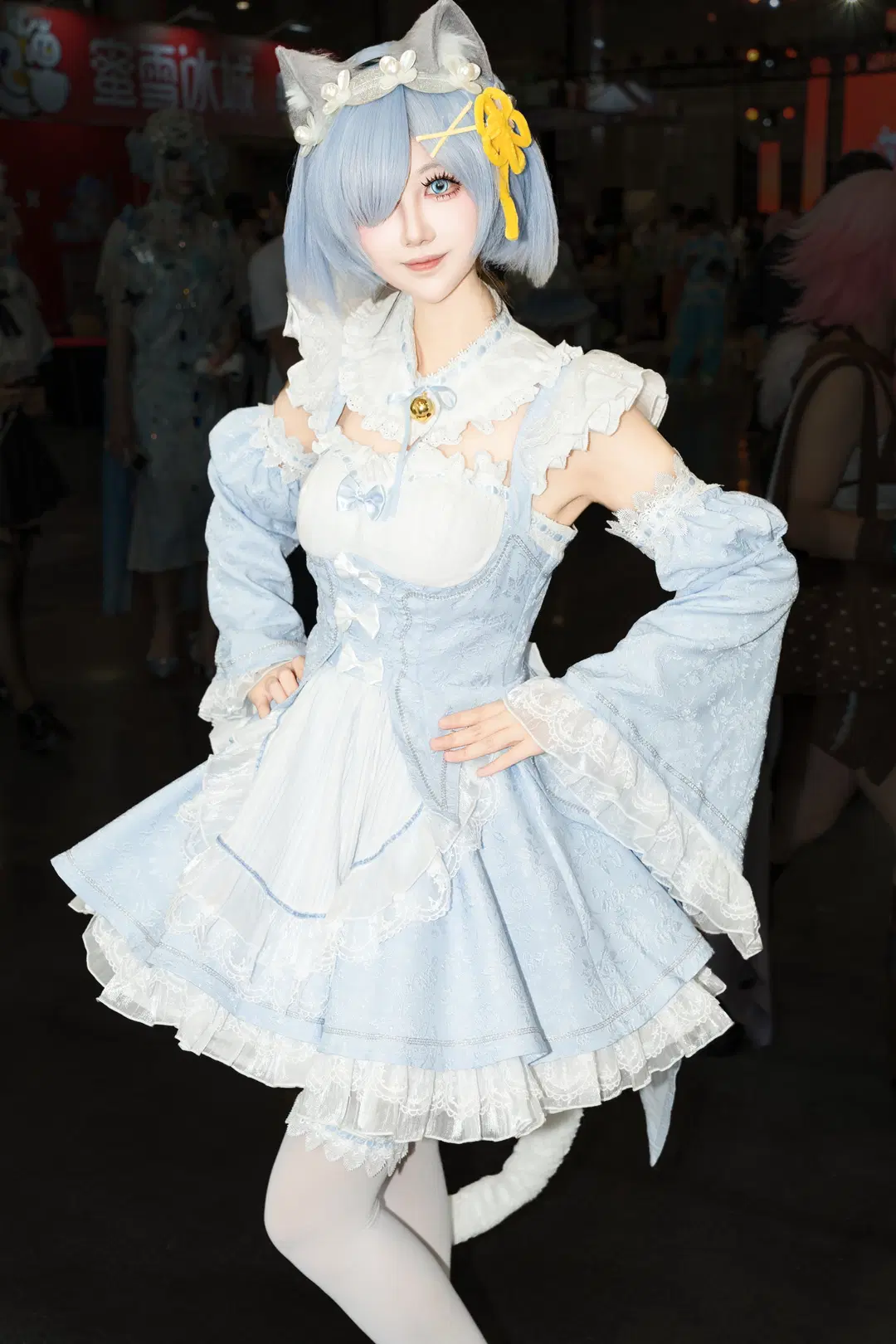 【蕾姆cos】从零开始的异世界生活 猫耳女仆漫展返图 - 卷毛狒狒 - 第6张