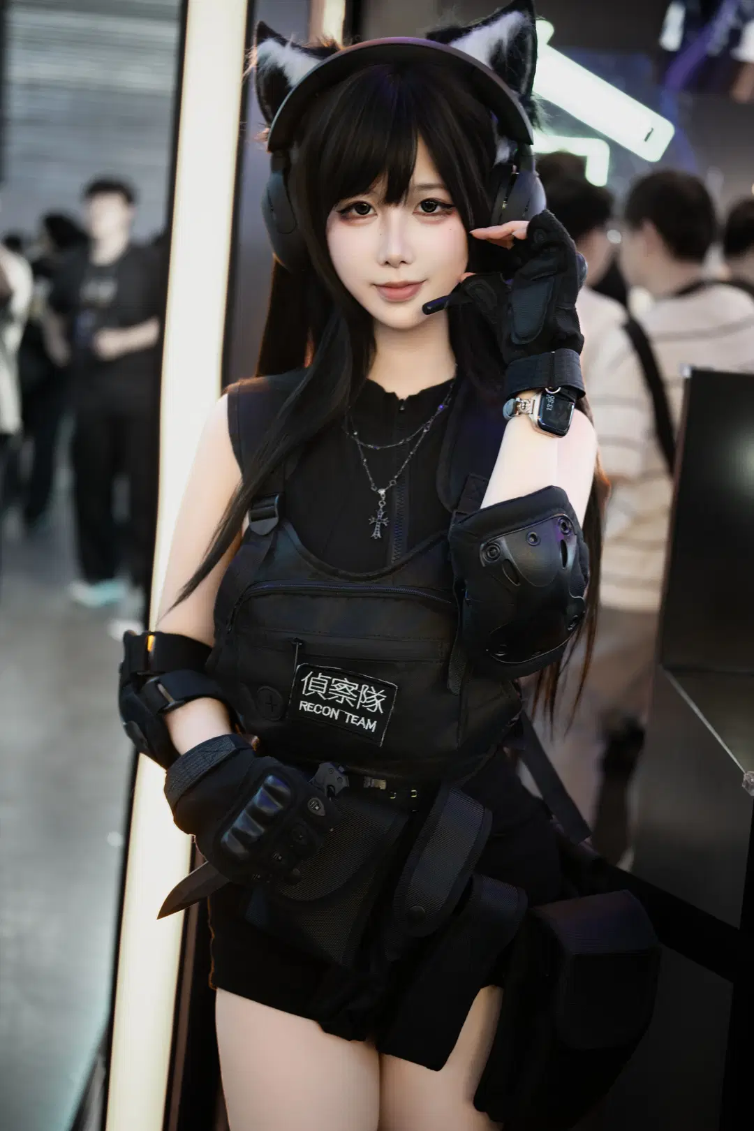Catgirl Tactical Style Meets Hardcore Convention: Sharing Sweet and Edgy Convention Photos by 卷毛狒狒 - Image 6