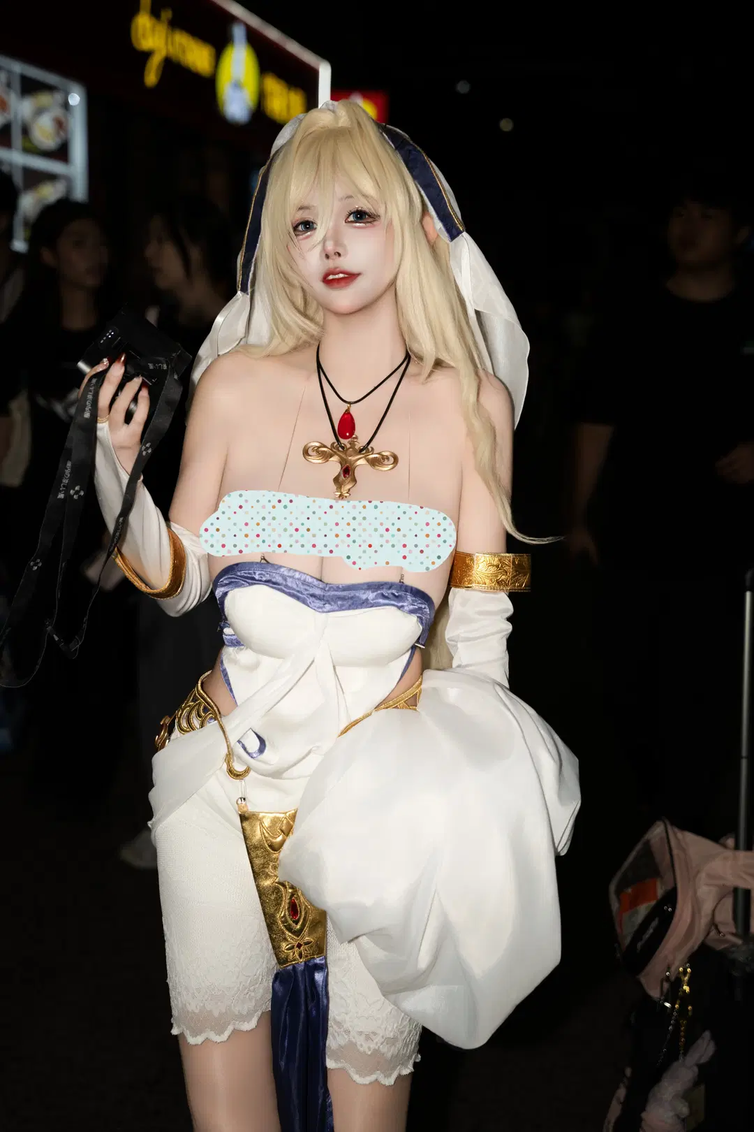 イベント写真, 白ストッキング, 剣の乙女 コスプレ, ゴブリンスレイヤー, ソニー α7C II
