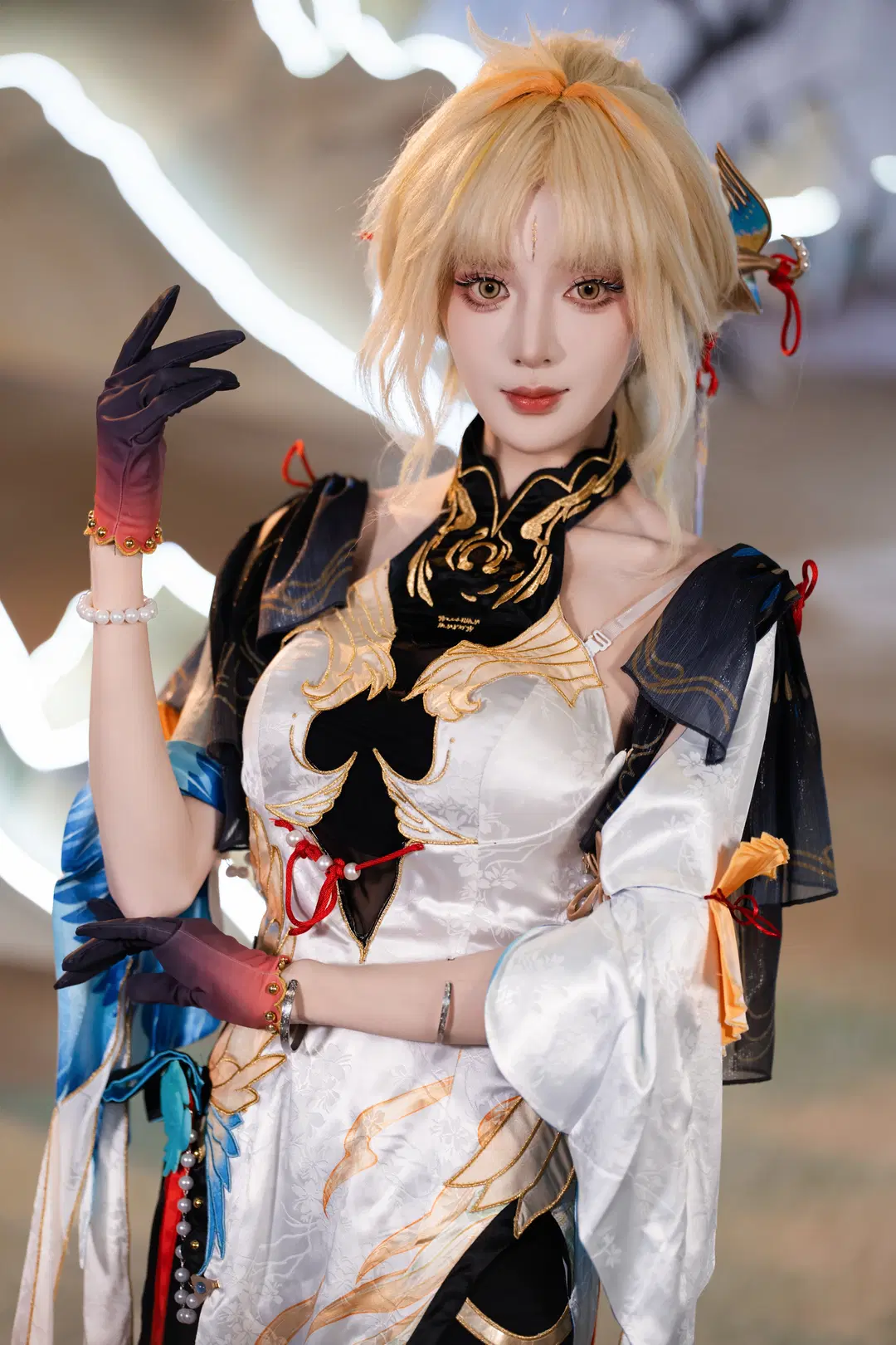 [Suisui cosplay] Chinese-Style Qipao and Photography Nuances in Wuthering Waves by 卷毛狒狒 - Image 2