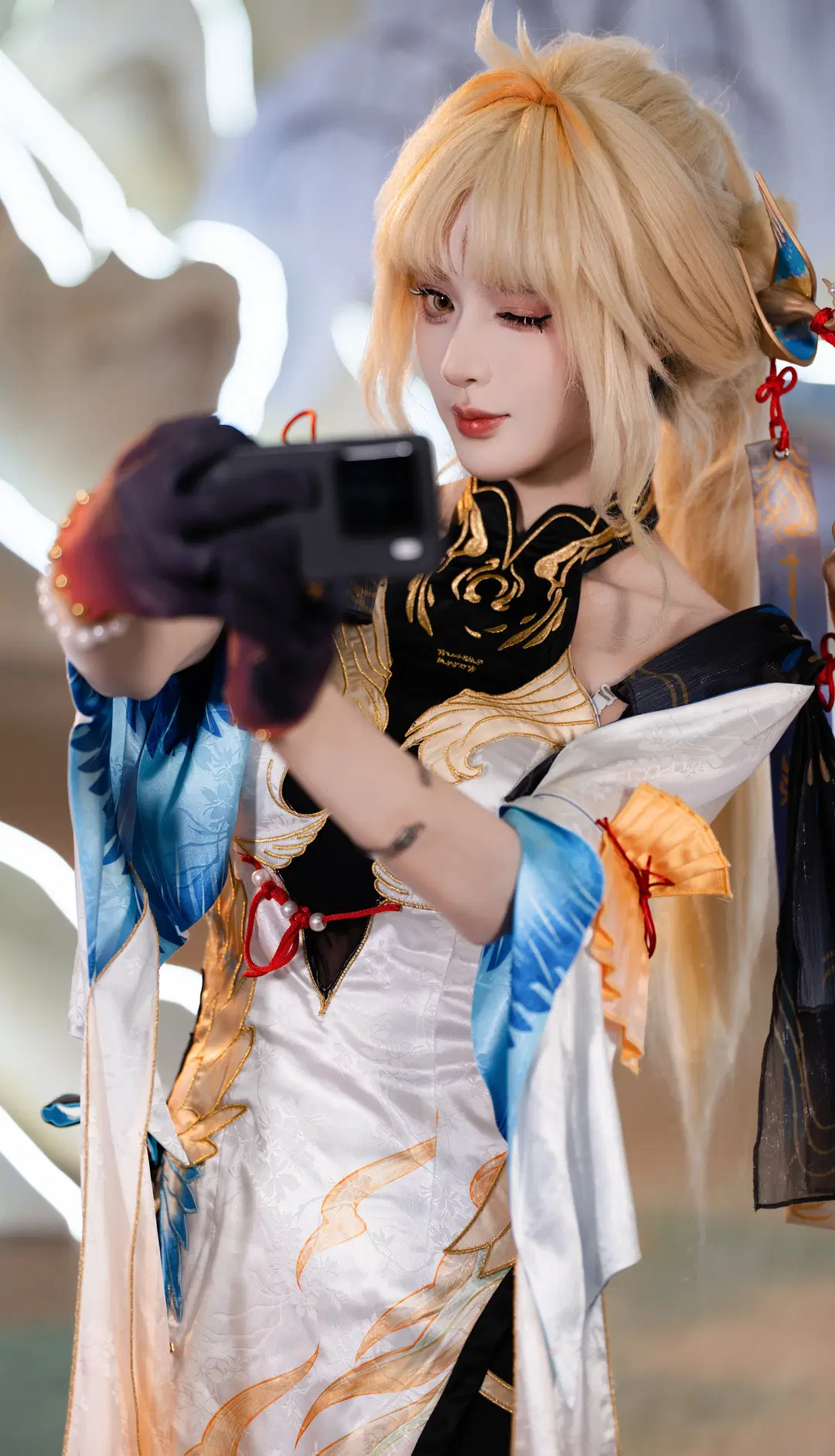 [Suisui cosplay] Chinese-Style Qipao and Photography Nuances in Wuthering Waves by 卷毛狒狒 - Image 3