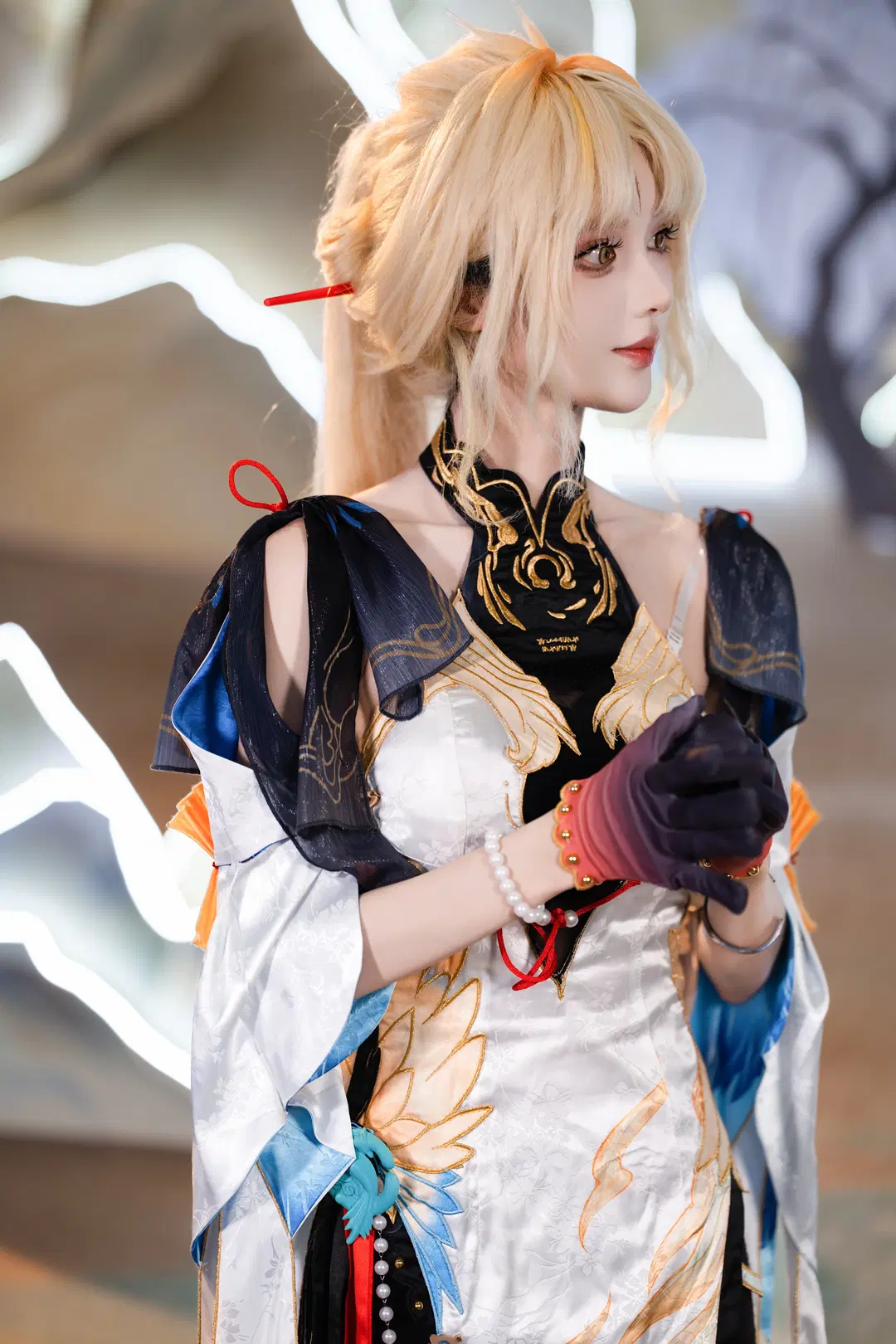 [Suisui cosplay] Chinese-Style Qipao and Photography Nuances in Wuthering Waves by 卷毛狒狒 - Image 6