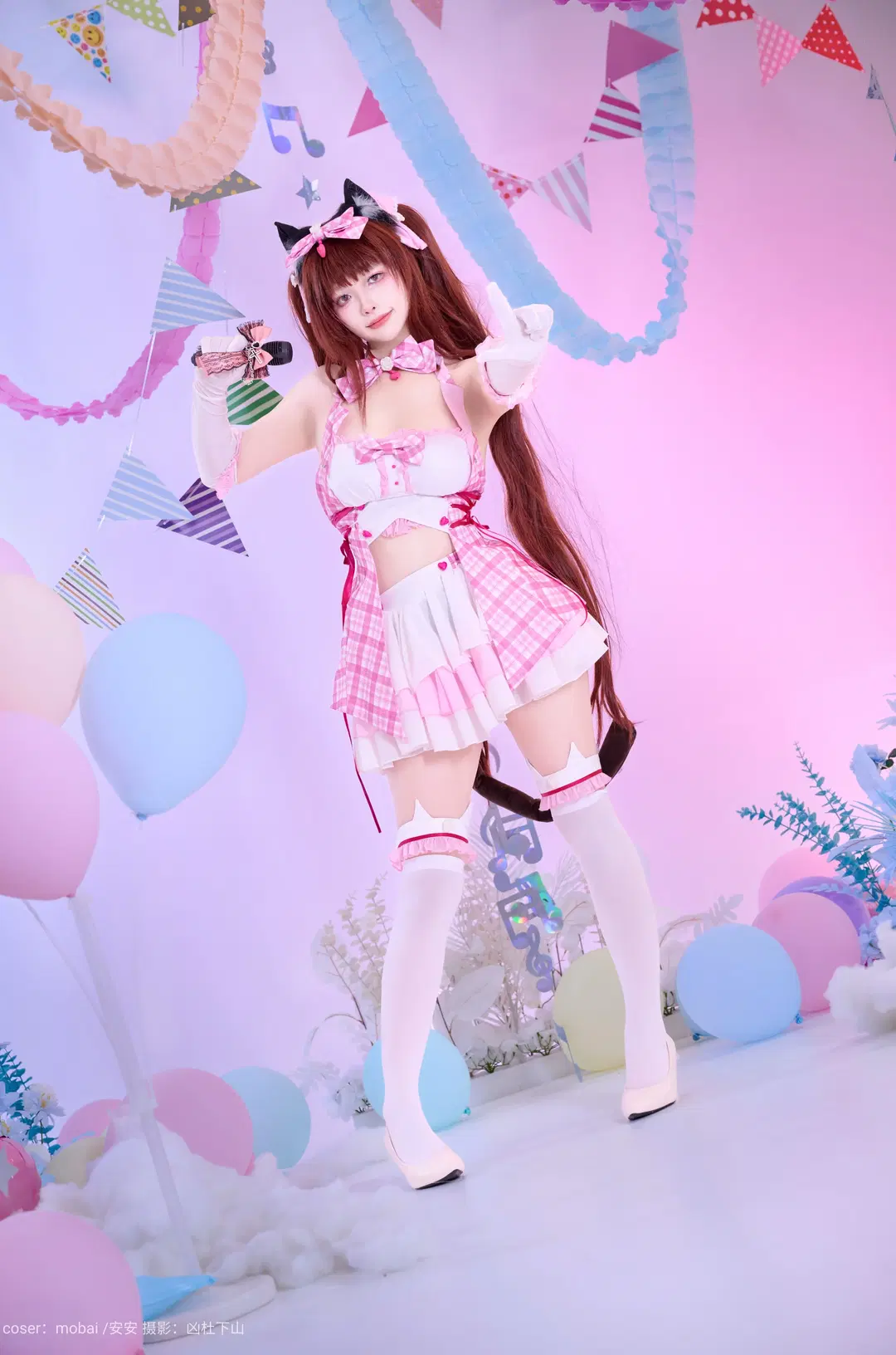 [Chocola cosplay] NEKOPARA Idol Stage Outfit Photoshoot Share with Vanilla by 凶杜下山 - Image 13