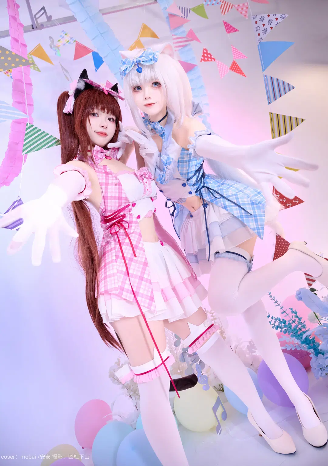 [Chocola cosplay] NEKOPARA Idol Stage Outfit Photoshoot Share with Vanilla by 凶杜下山 - Image 15