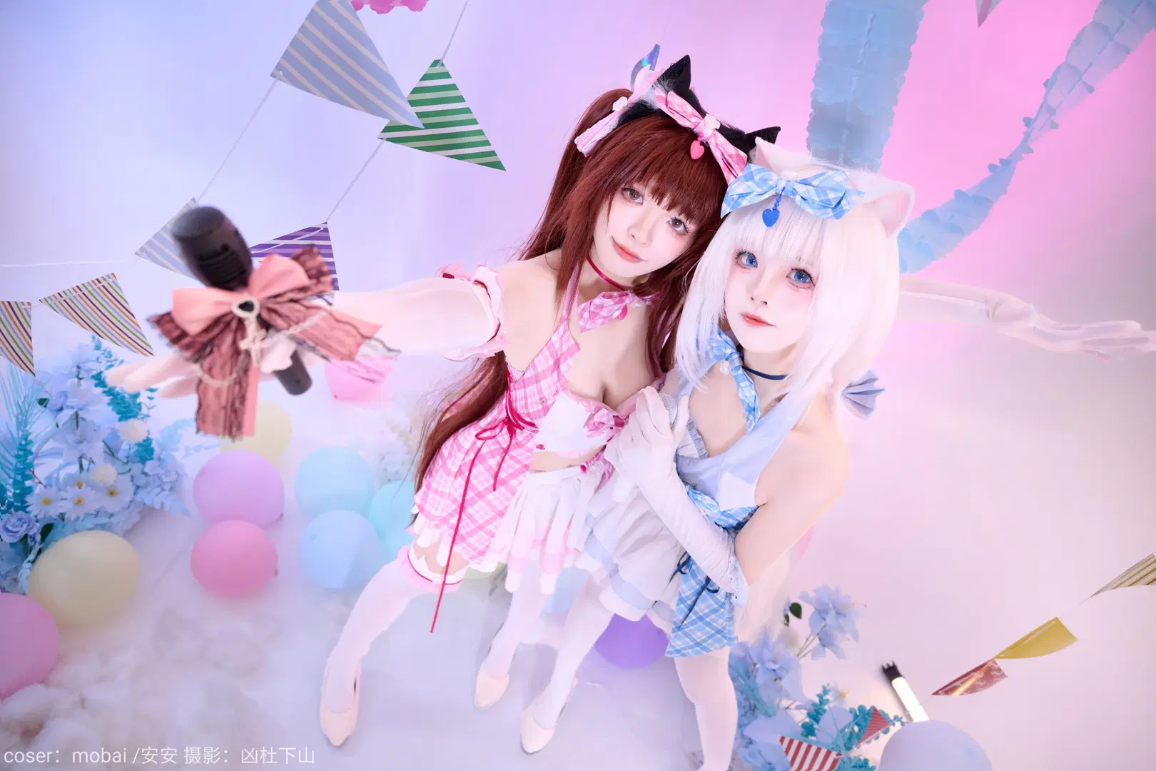 [Chocola cosplay] NEKOPARA Idol Stage Outfit Photoshoot Share with Vanilla by 凶杜下山 - Image 4