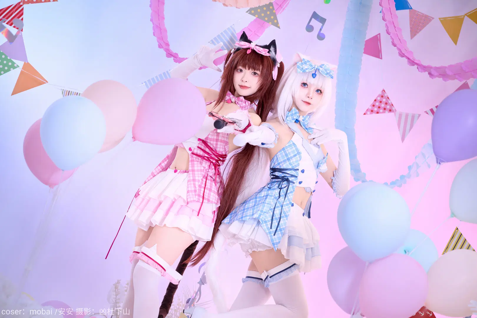 [Chocola cosplay] NEKOPARA Idol Stage Outfit Photoshoot Share with Vanilla by 凶杜下山 - Image 6