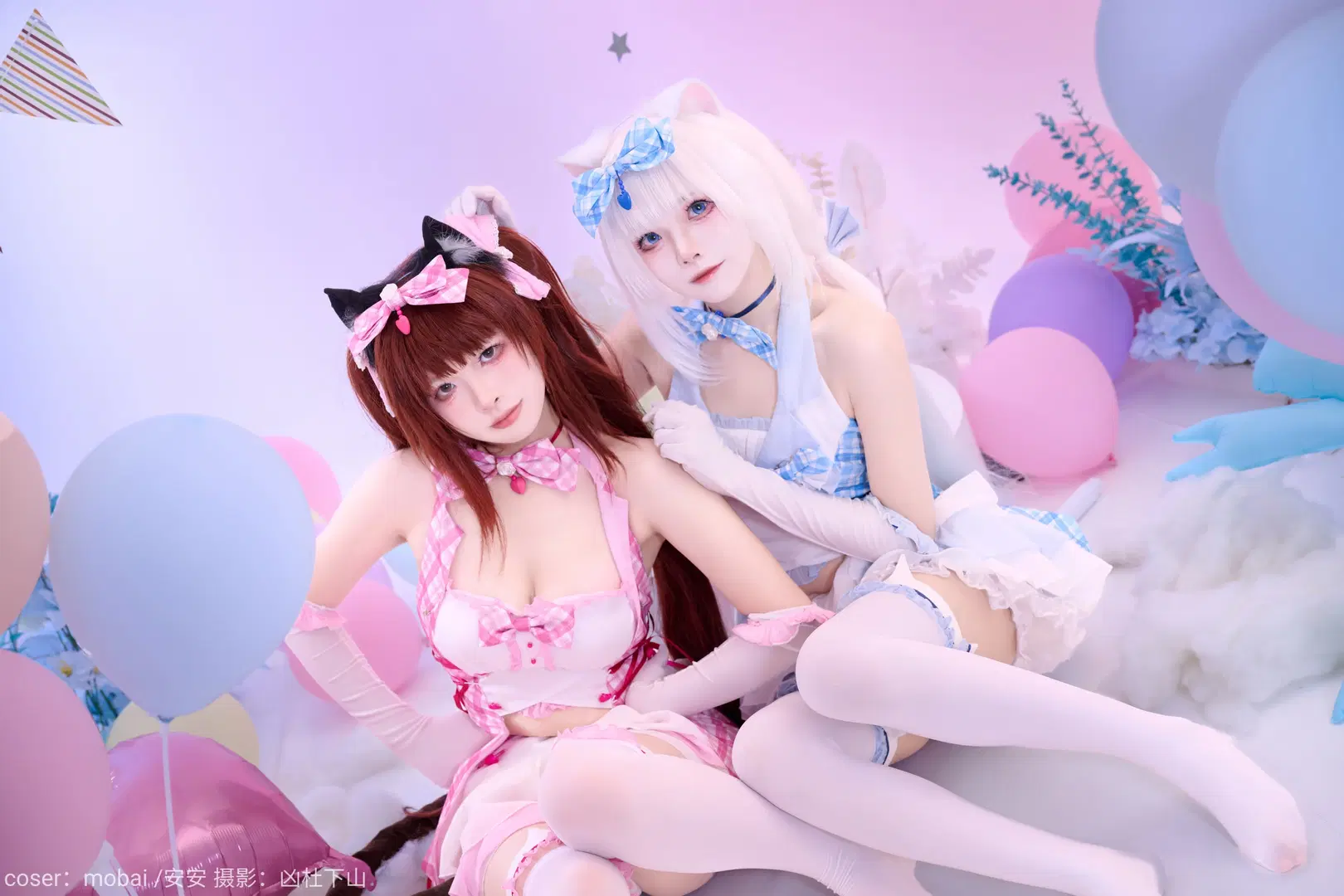 [Chocola cosplay] NEKOPARA Idol Stage Outfit Photoshoot Share with Vanilla by 凶杜下山 - Image 7