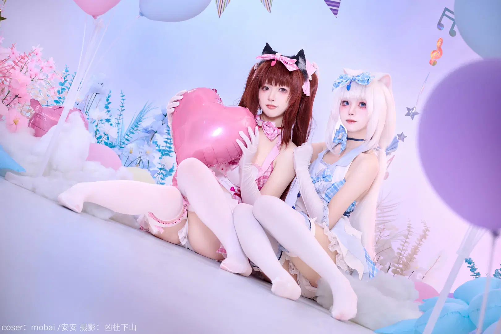 [Chocola cosplay] NEKOPARA Idol Stage Outfit Photoshoot Share with Vanilla by 凶杜下山 - Image 9