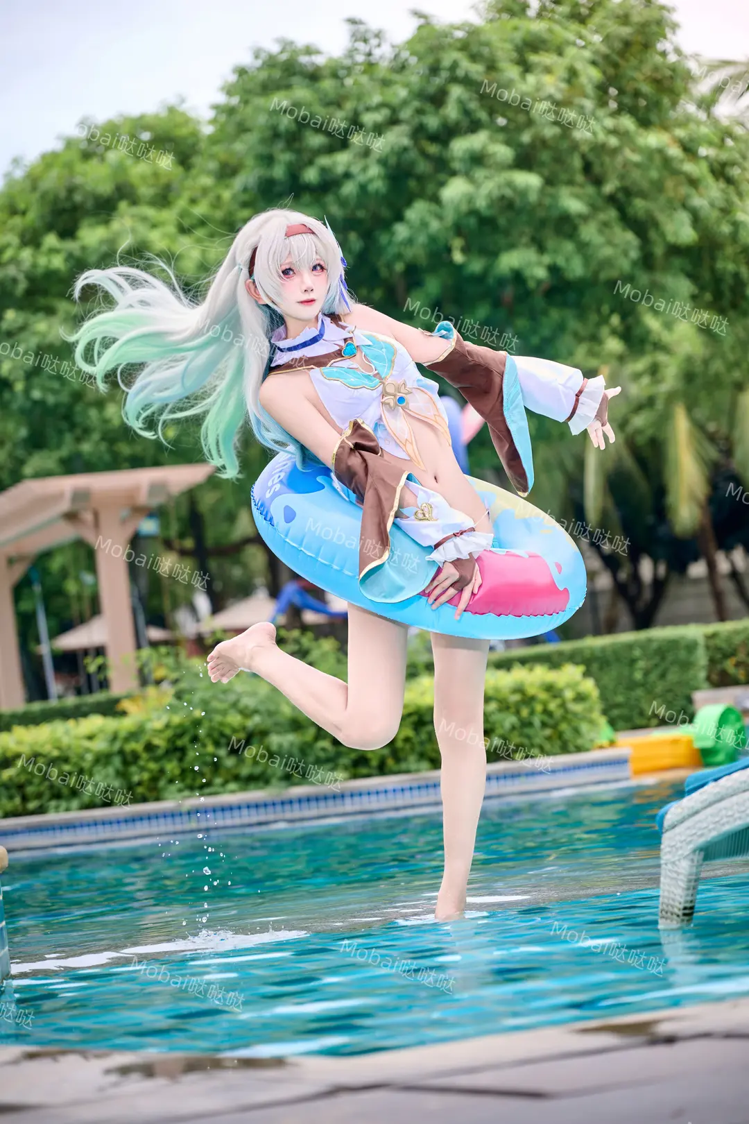 二次元攝影, 崩壞星穹鐵道, 流螢cos, 泳池cos, 海口約拍