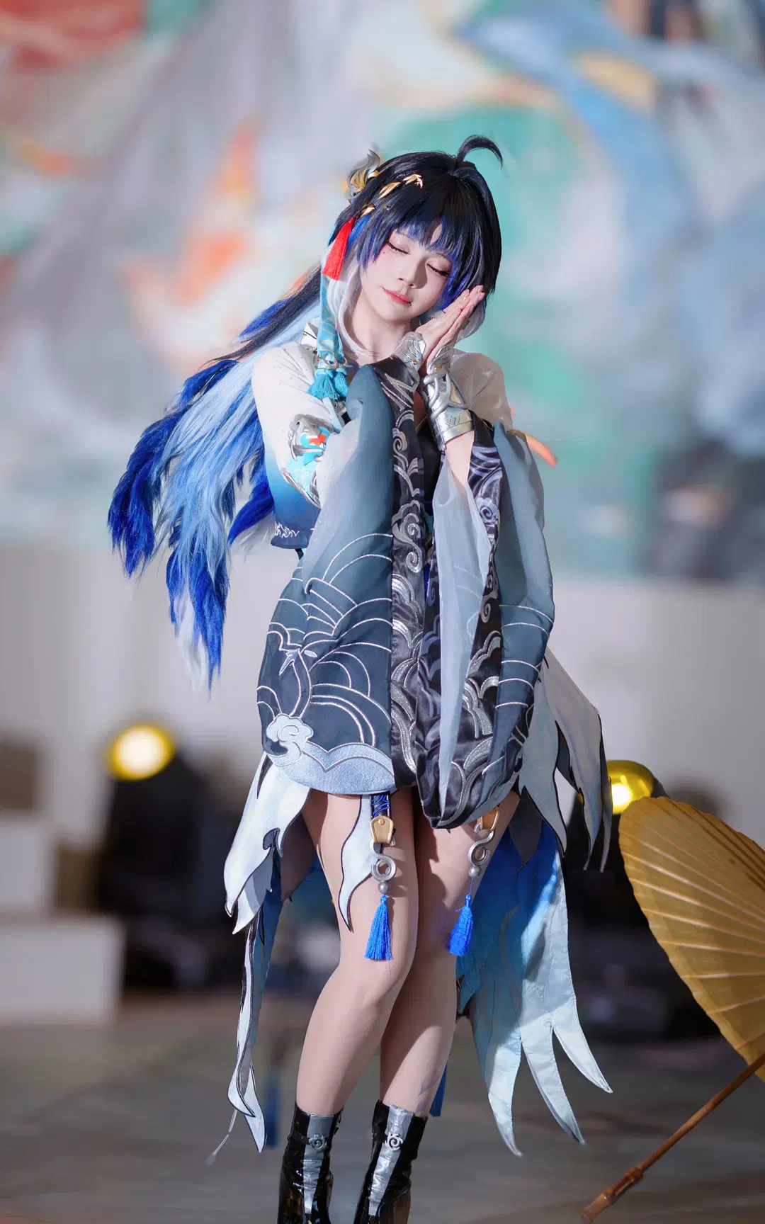 【秧秧玄翎cos】鸣潮国风造型的展会拍摄记录 - Hellsycthe - 第2张