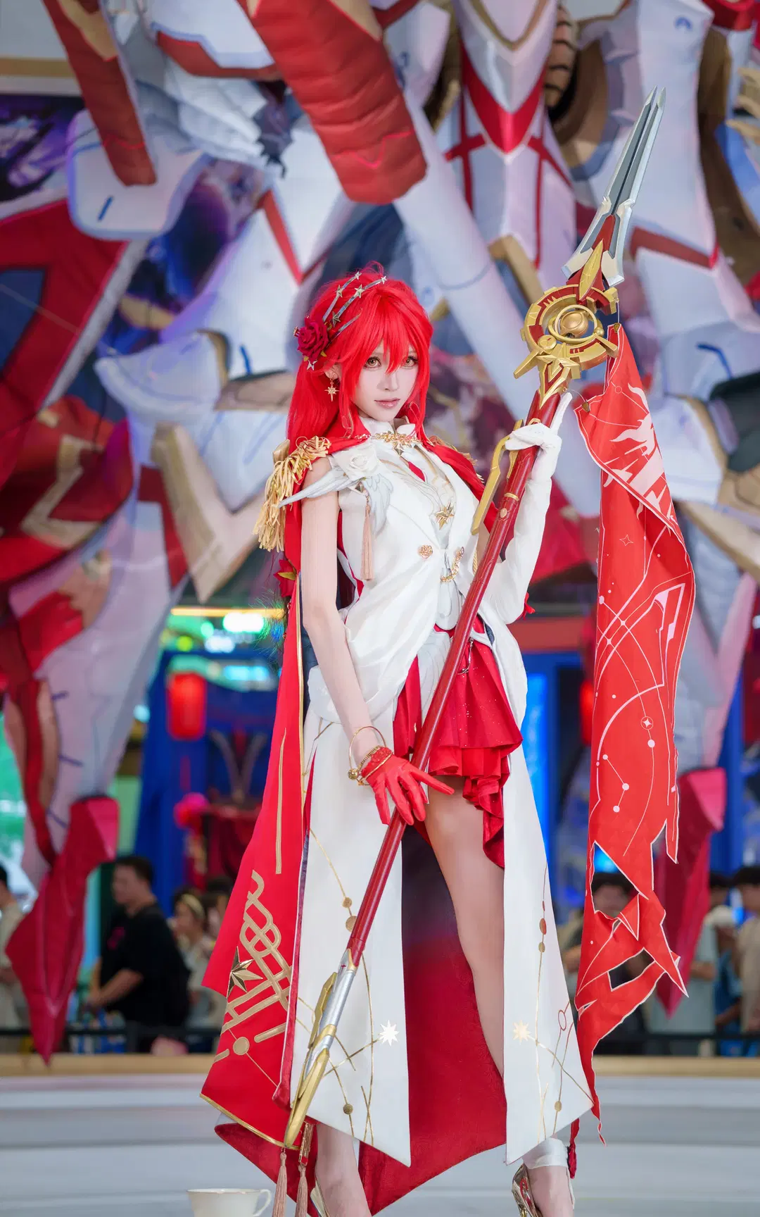 【姬子cos】崩壞星穹鐵道啟行，紅白戰袍的漫展場照 - Hellsycthe - 第3張