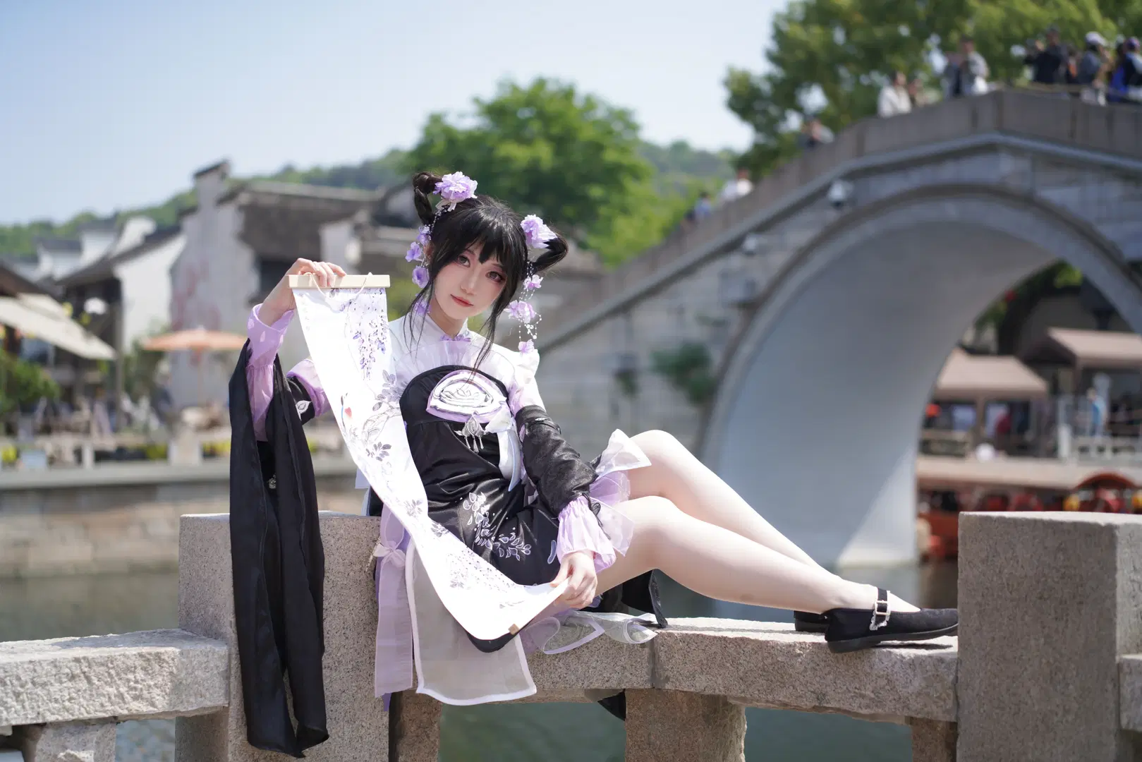 【承霁花萝コスプレ】『剣網3』江南の煙雨を巡る旅路 - 木白（二摄版） - 2枚目