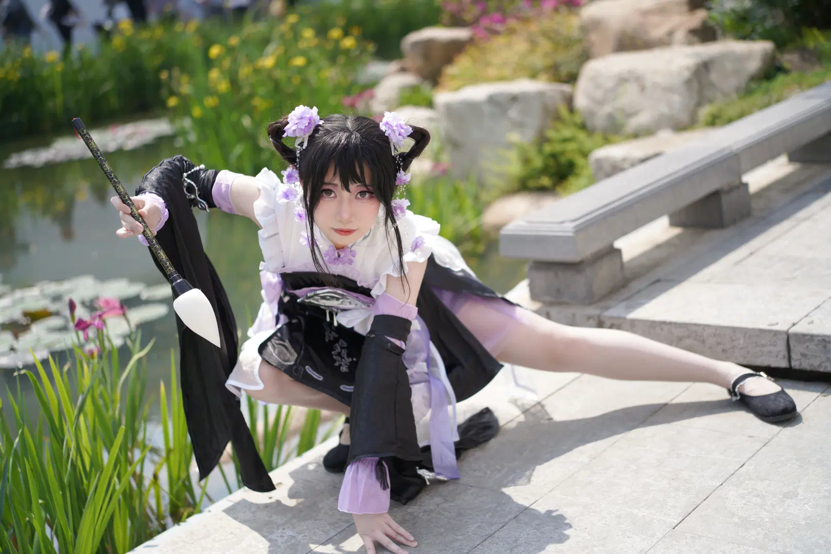 【承霁花萝コスプレ】『剣網3』江南の煙雨を巡る旅路 - 木白（二摄版） - 3枚目