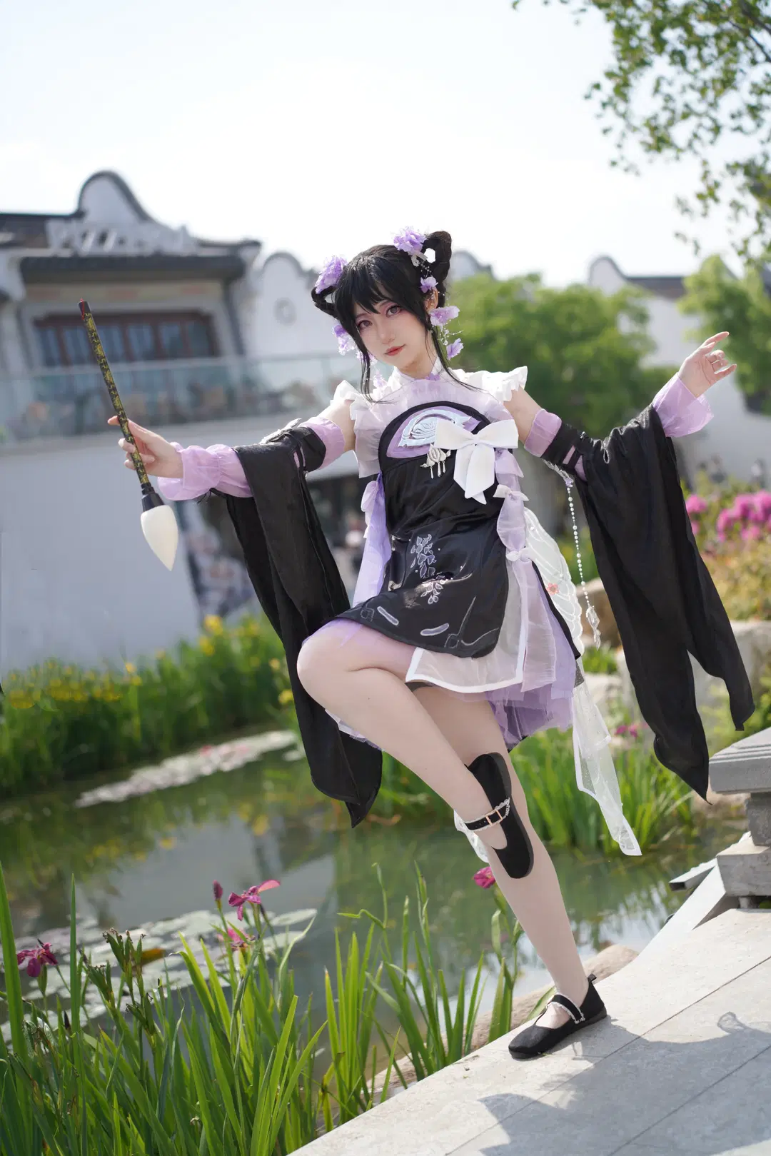 【承霁花萝コスプレ】『剣網3』江南の煙雨を巡る旅路 - 木白（二摄版） - 4枚目