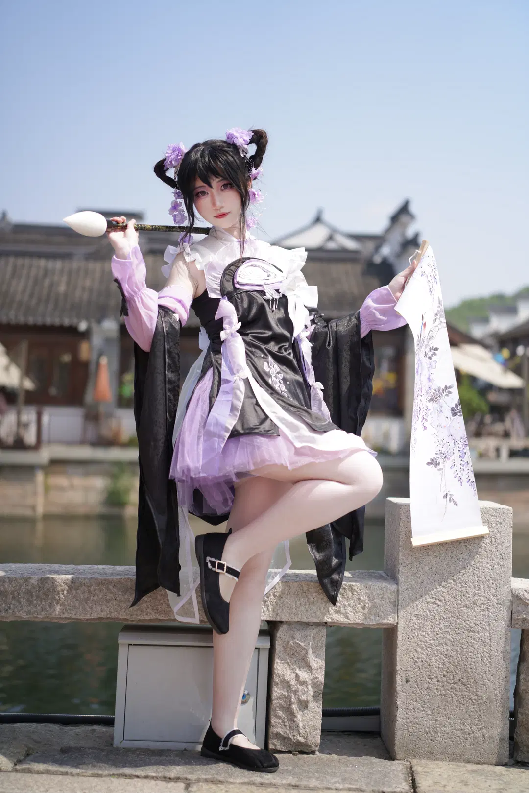 【承霁花萝コスプレ】『剣網3』江南の煙雨を巡る旅路 - 木白（二摄版） - 5枚目