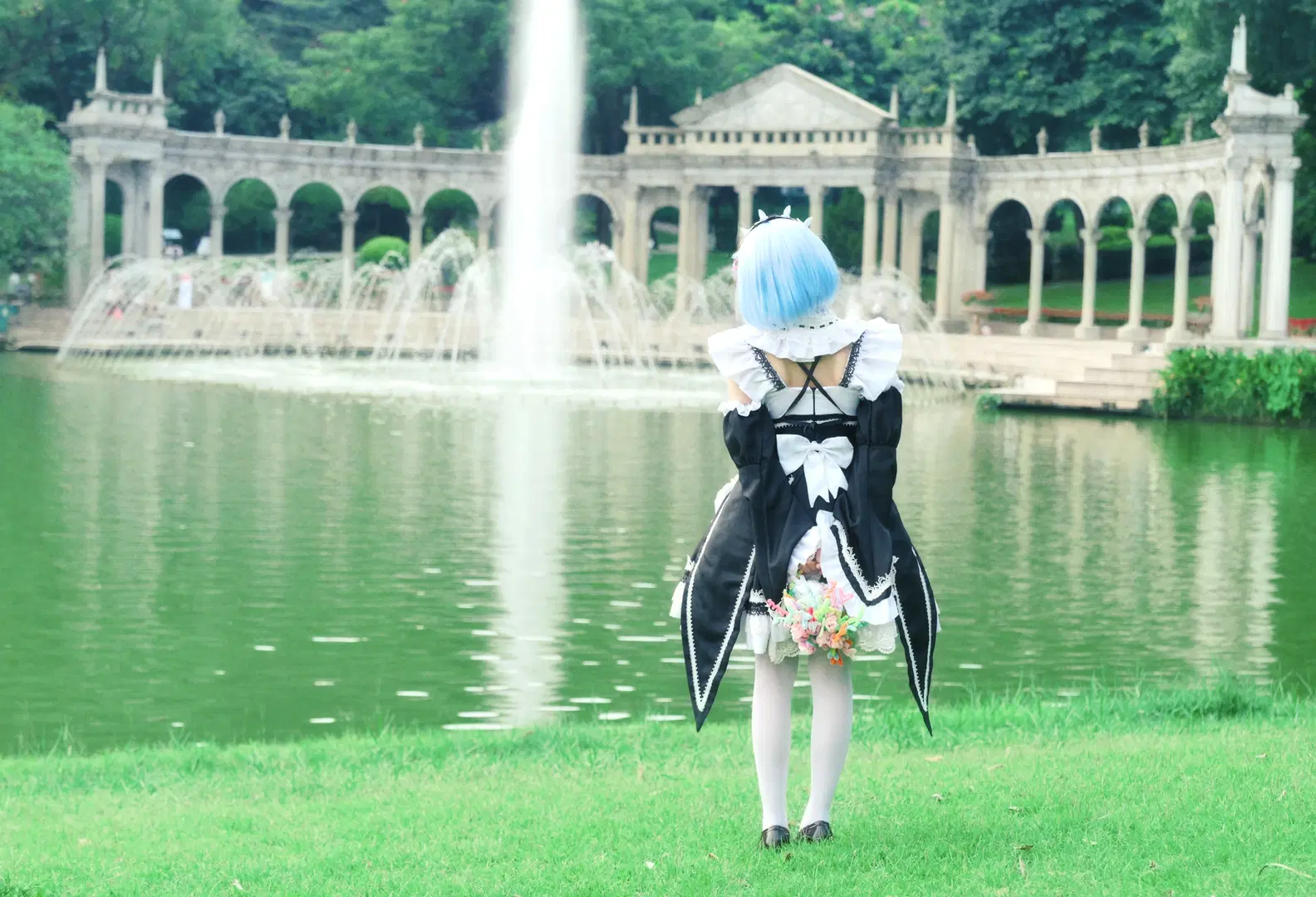 【レム コスプレ】たとえ何度やり直そうとも、私はここで貴方を待ち続けます - 早苗 - 5枚目