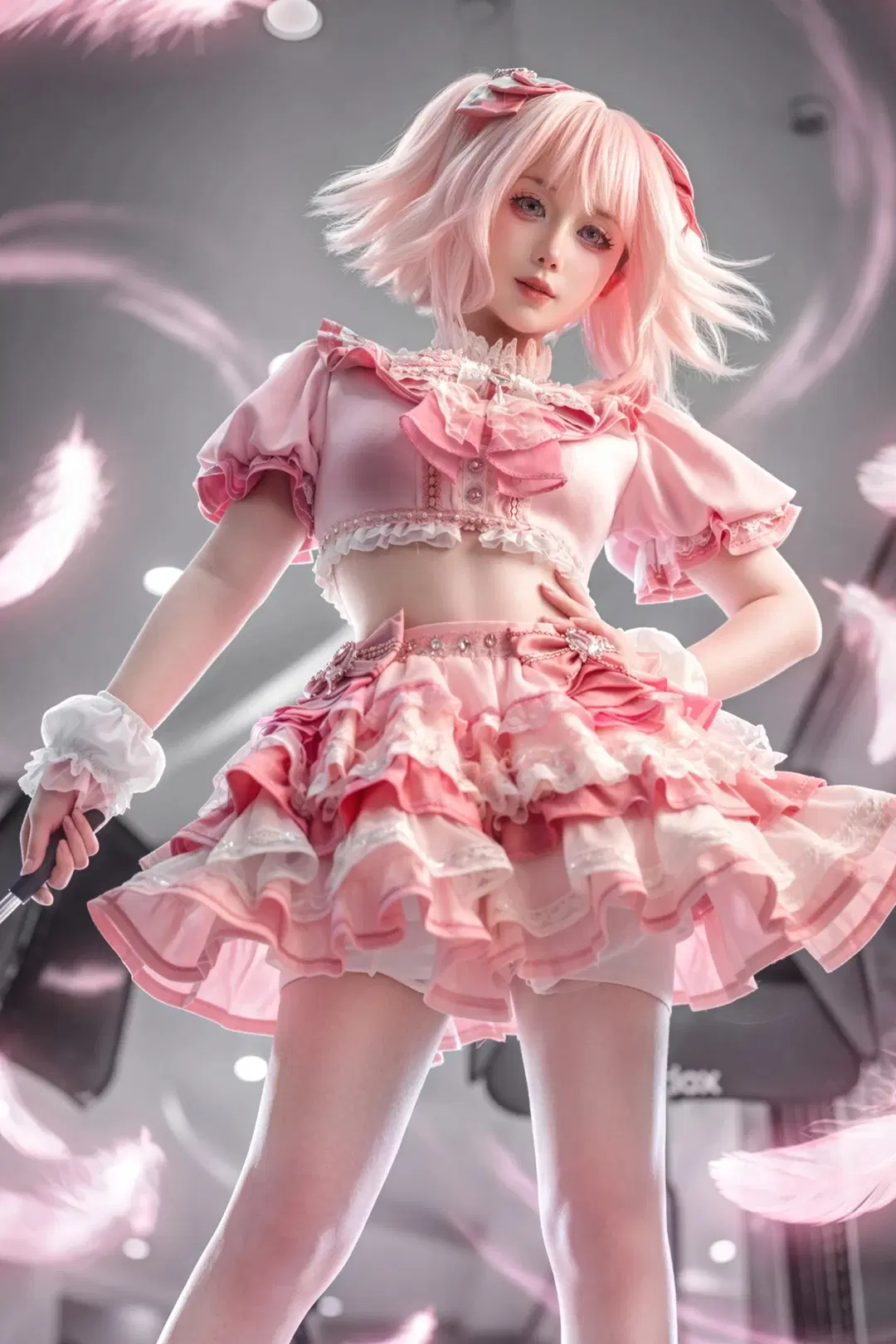 【鹿目圆cos】魔法少女小圆打歌服棚拍记录 - 小福贵呀 - 第2张