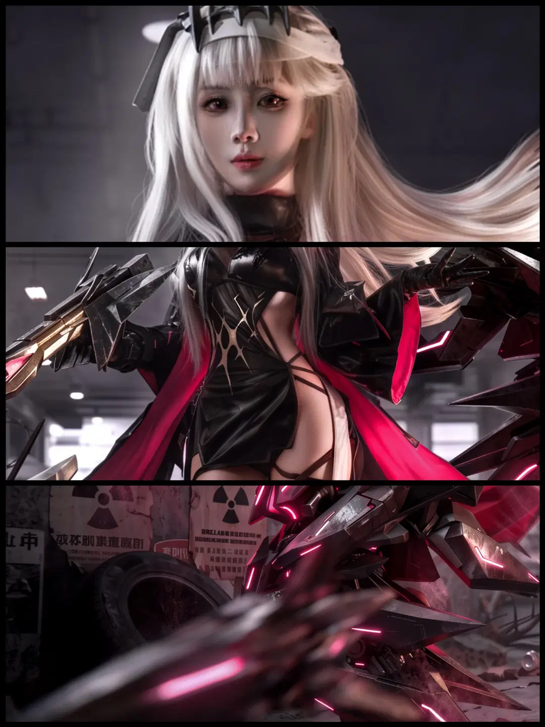 【神罚cos】胜利女神nikke，第二种情感的废墟场照 - 小福贵呀 - 第3张