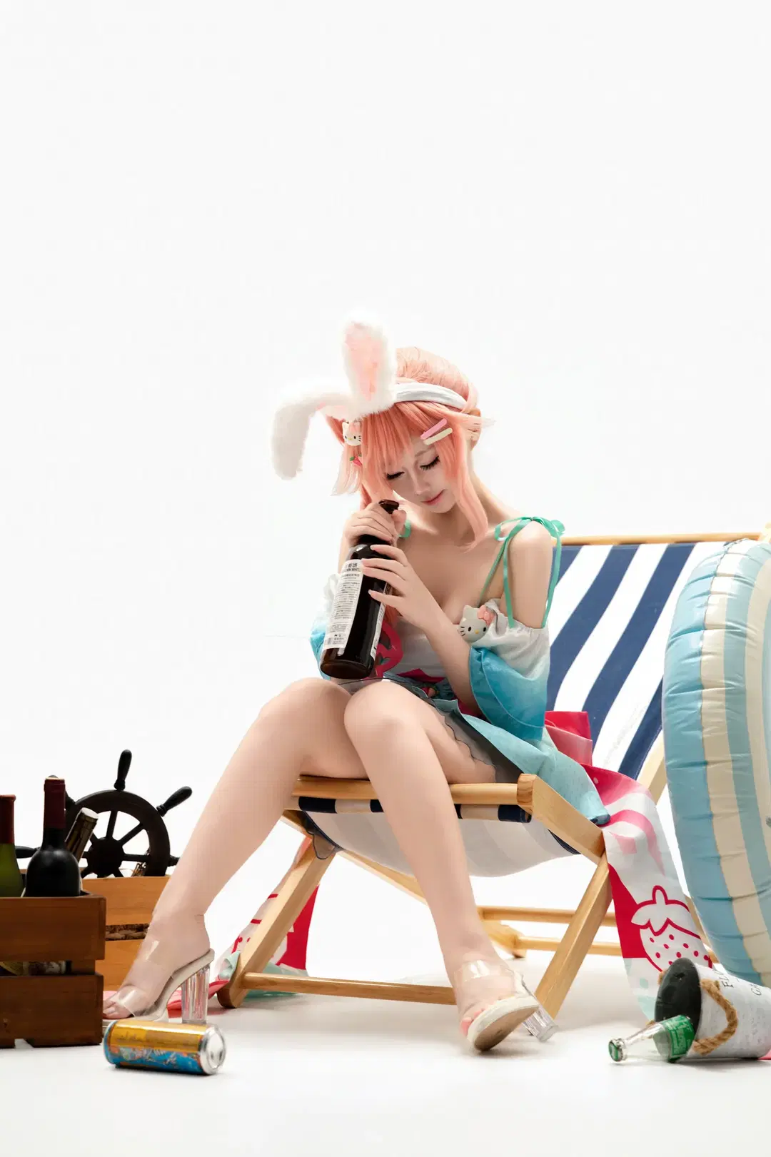 【公孫離コスプレ】真夏のシトラス、微醺のひととき - 小福贵呀 - 2枚目