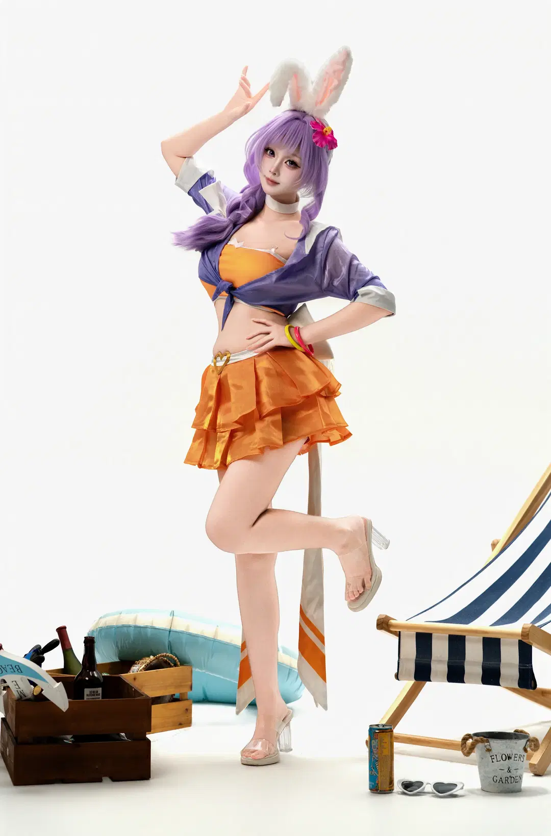 [Gongsun Li Cosplay] Refreshing Moments in Honor of Kings' Citrus Summer by 小福贵呀 - Image 3