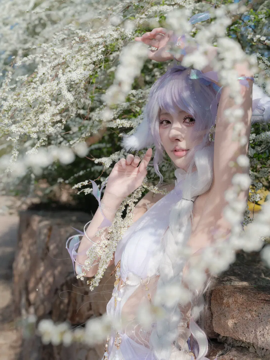 玉玲珑cos, 永劫无间, 二次元cosplay, 春不敛, 雪柳