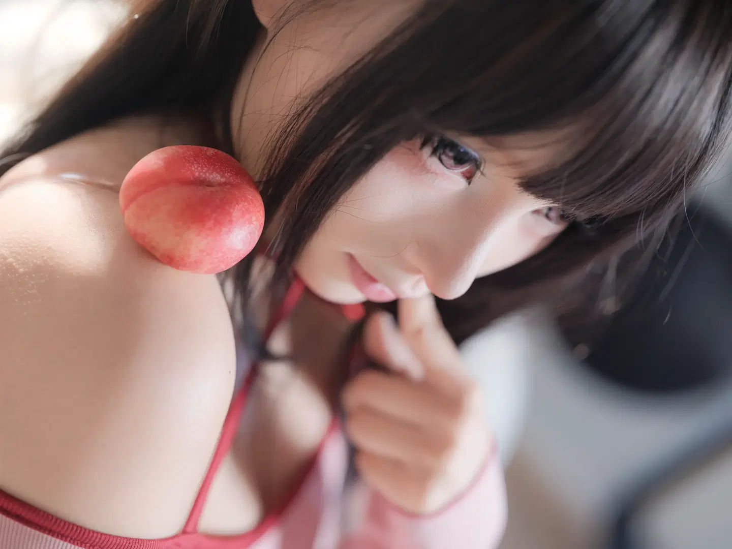 Yujie Style Red Dress Atmospheric Photography: A Languid Afternoon Under Light and Shadow by 皮皮皮皮皮皮蛋 - Image 5