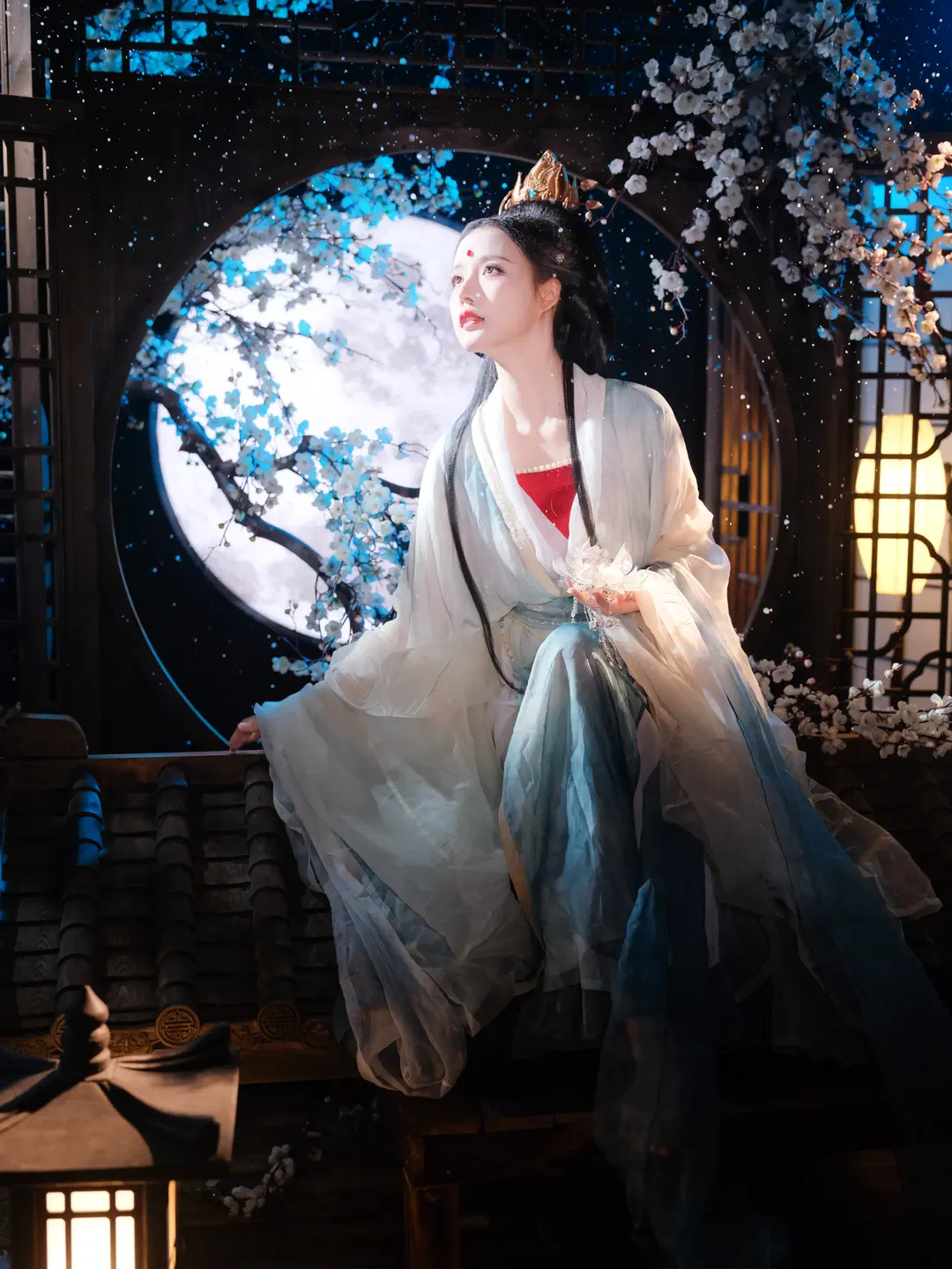 氛围感摄影, 古风cosplay, 国风写真, 曹敬观音cos, 燕云十六声