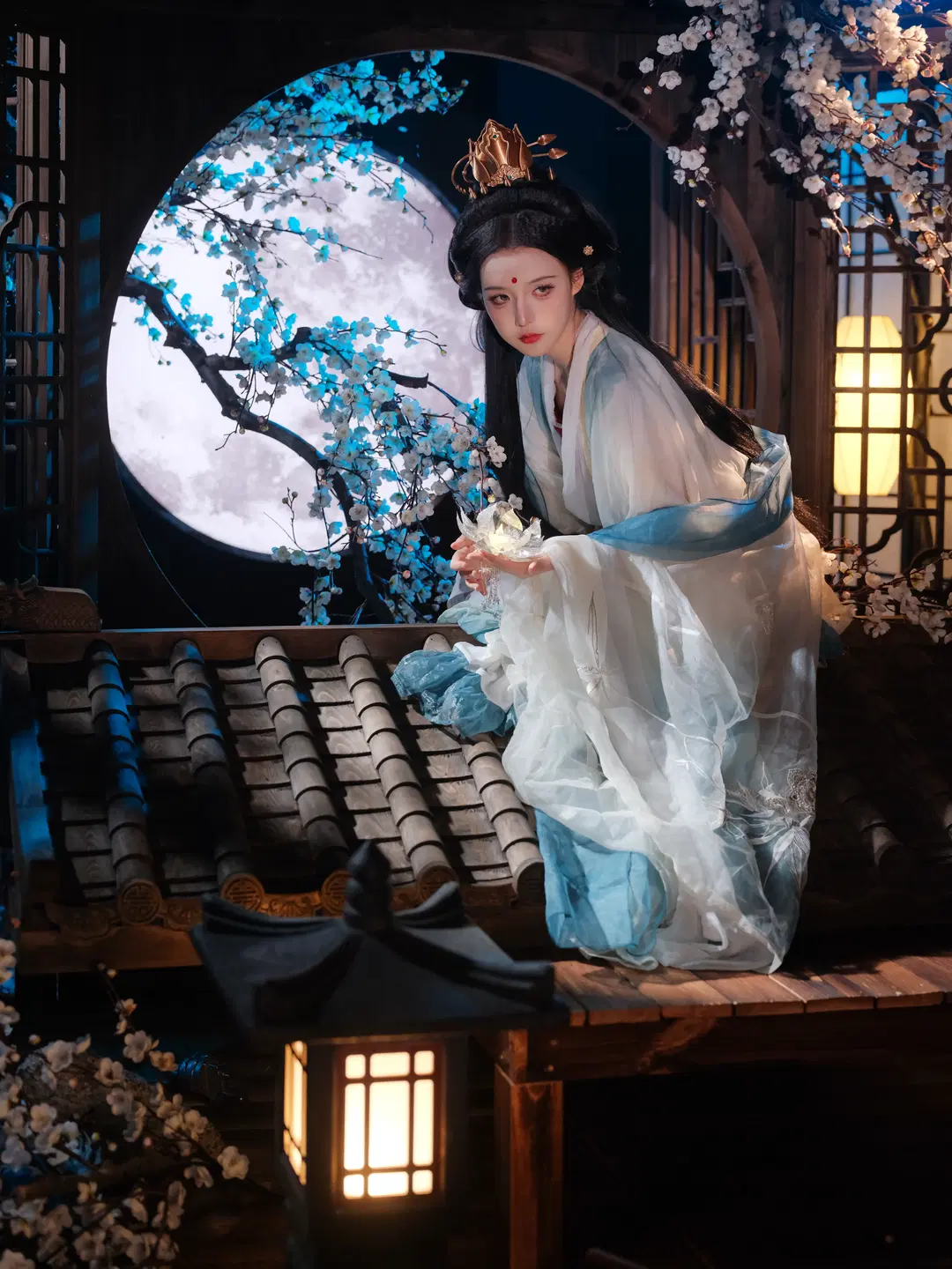 【曹敬观音cos】燕云十六声月下氛围感写真 - 皮皮皮皮皮皮蛋 - 第8张