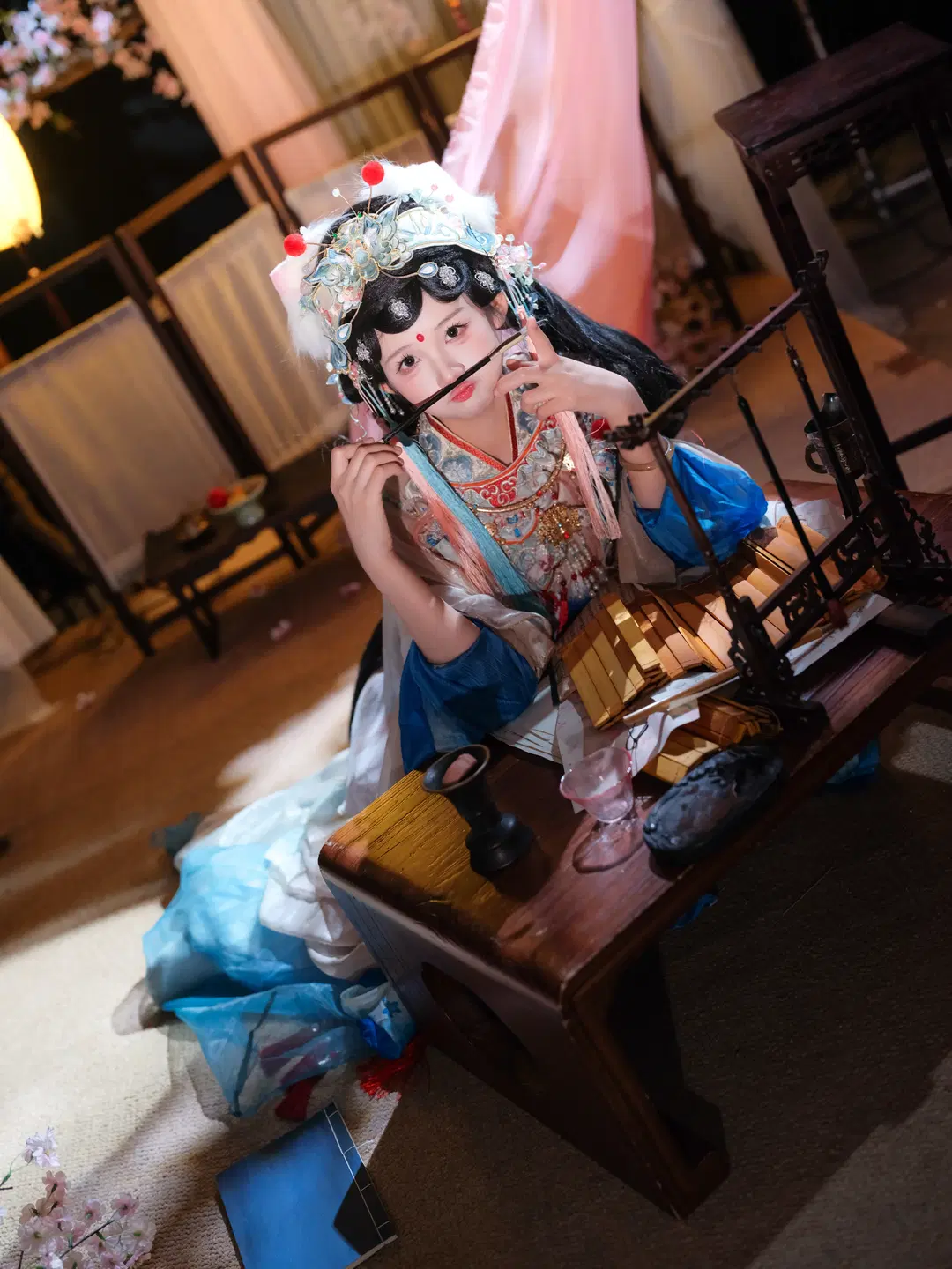 古风摄影, 古典美学, 国风写真, 戏曲风cos, 戏曲妆容