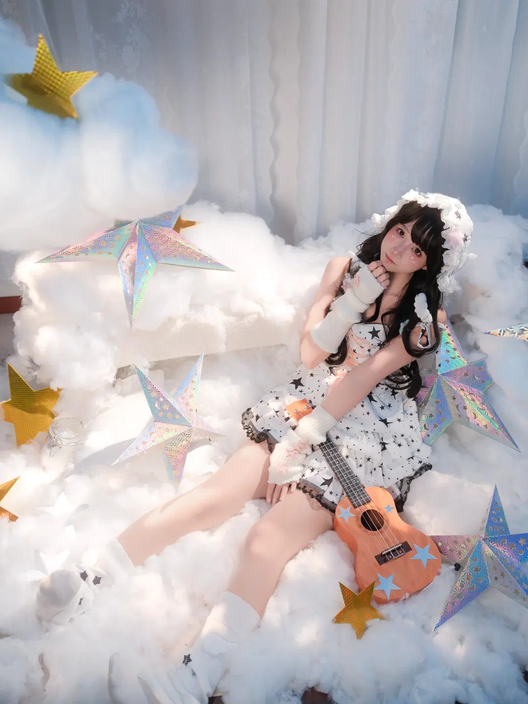 Dreamcore Starry Sky Photoshoot: An Atmospheric Photography Log with Clouds and Holographic Stars by 皮皮皮皮皮皮蛋 - Image 6